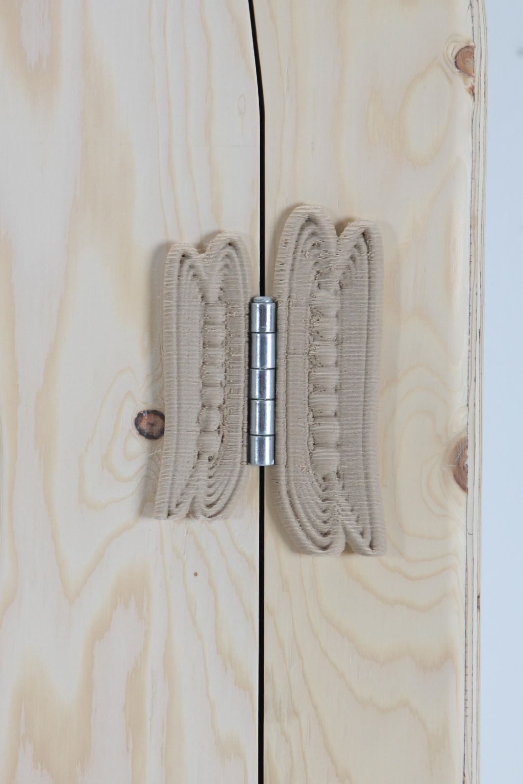 photo for sale 'Wood Blend Cabinet' Ornamental Round Edge Plywood Cabinet, Schimmel & Schweikle