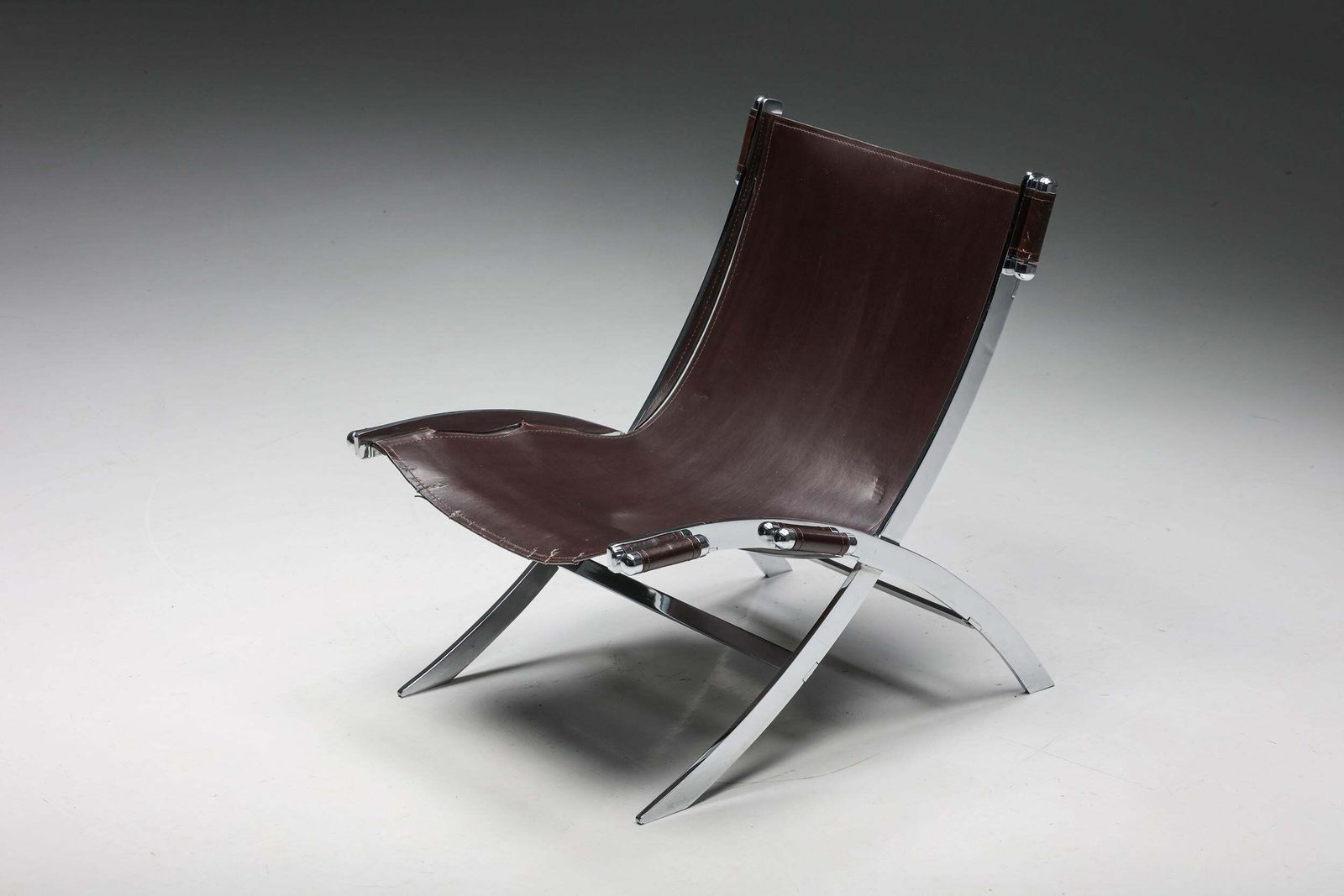 Ilva Design Lounge Chair Model Cuba, Burgundy Leather, Denmark, 2000s photo Furniture