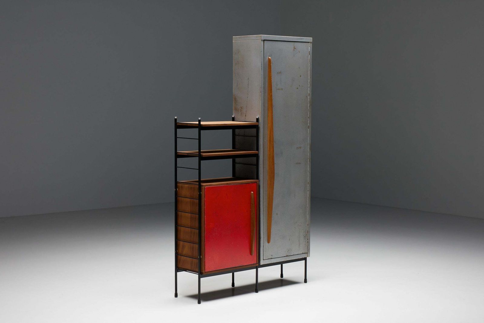 Cabinet By Willy Van Der Meeren & Eric Lemesre For Tubax, 1950's photo furniture