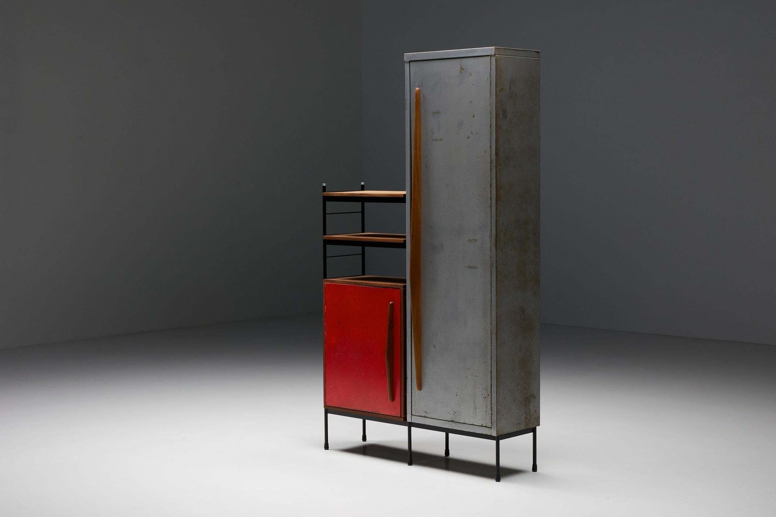 Cabinet By Willy Van Der Meeren & Eric Lemesre For Tubax, 1950's photo Furniture
