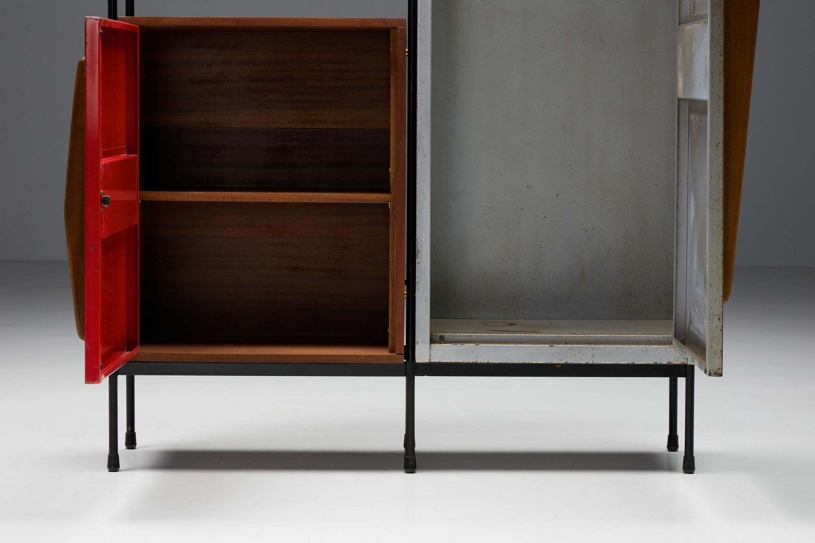 Cabinet By Willy Van Der Meeren & Eric Lemesre For Tubax, 1950's photo vintage