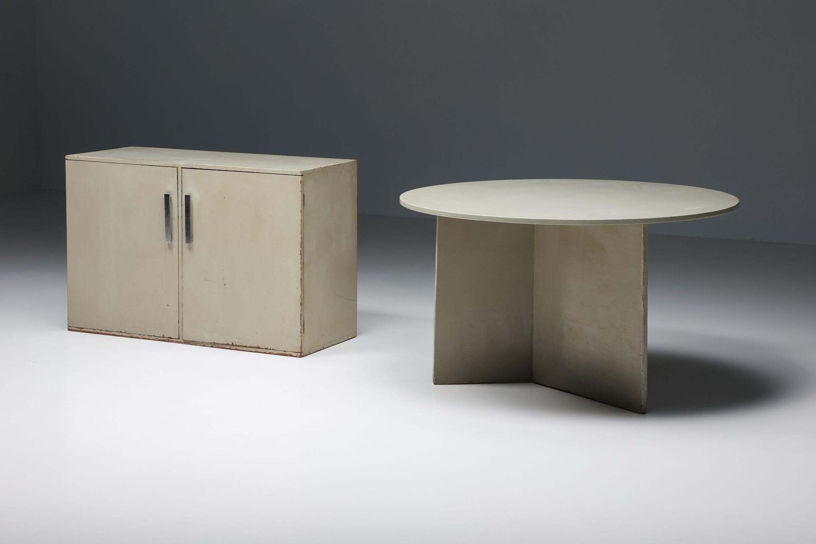 Gerald Summers Modernist Round Dining Table, 1930s photo vintage