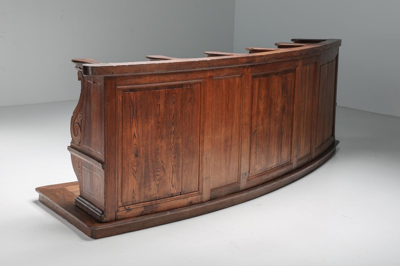 Flemish Oak Church Pew, Belgium, 18th Century photo 7716.0