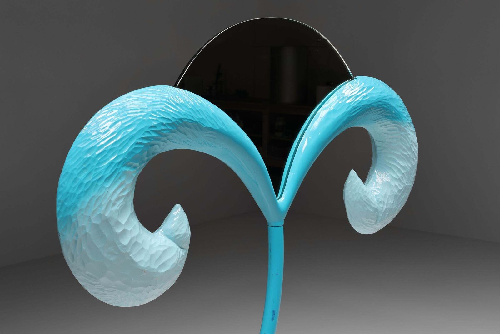 Postmodern Rare Standing Mirror Piece, In The Style Of Gaetano Pesce, 1970's photo 8404.0