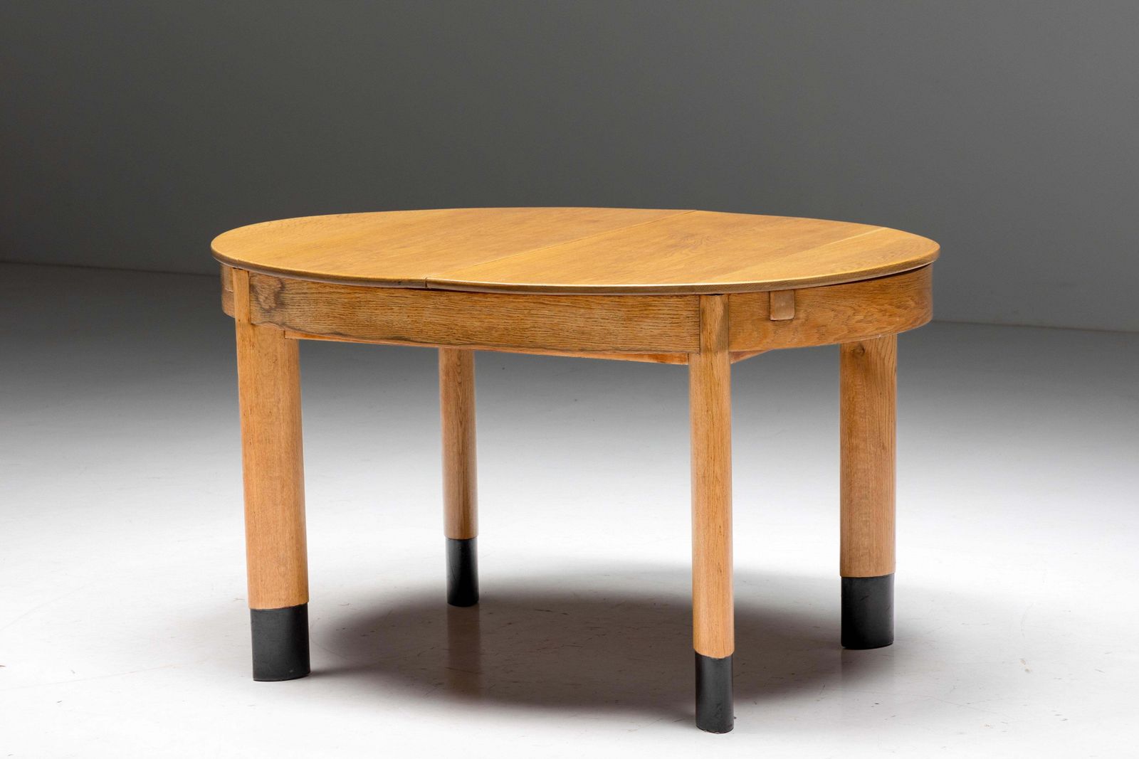 Rationalist Oval Dining Table In Oak, Holland, 1920s photo furniture