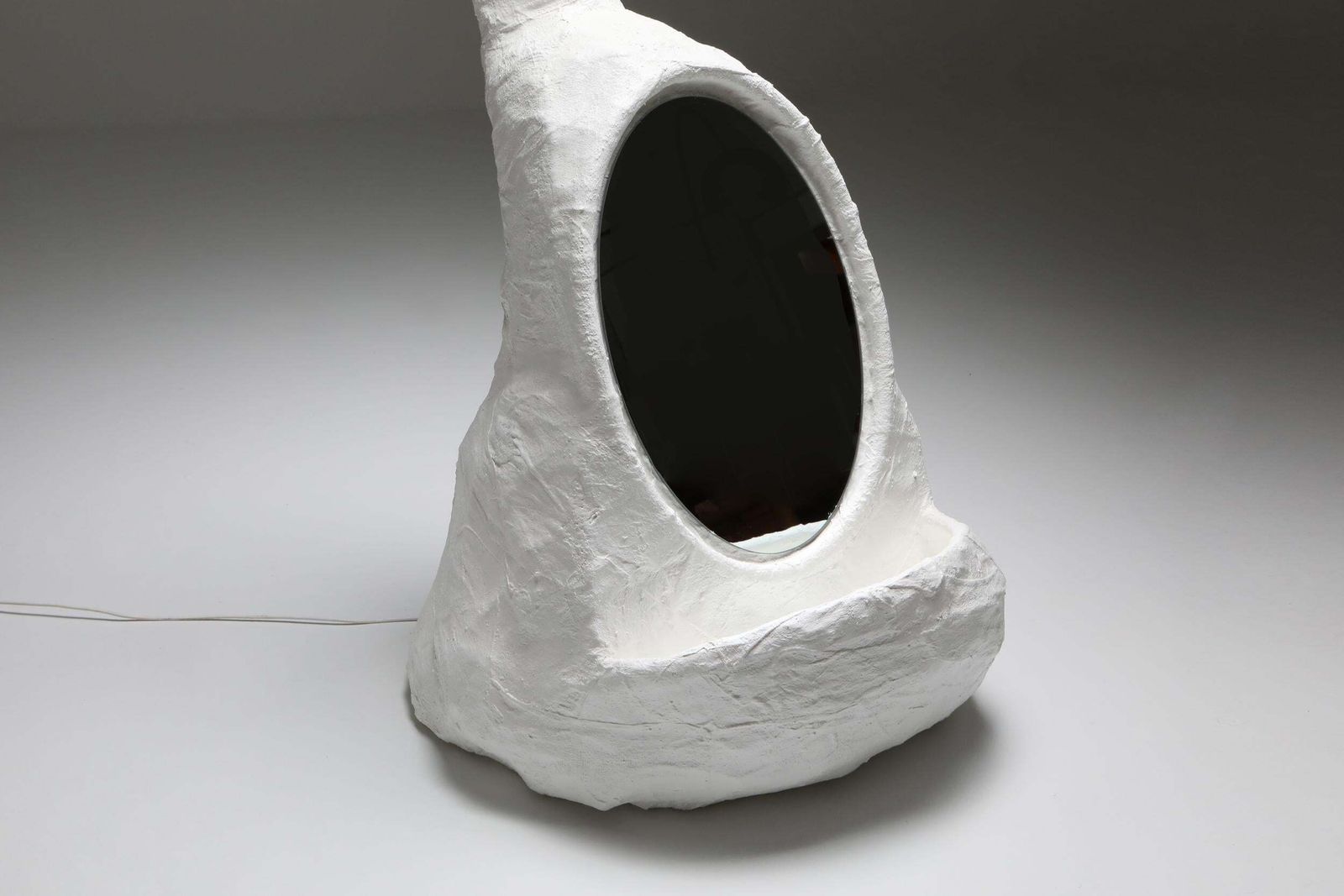 photo for sale Sculpture With Mirror Lamp By Decio For Everyday Gallery
