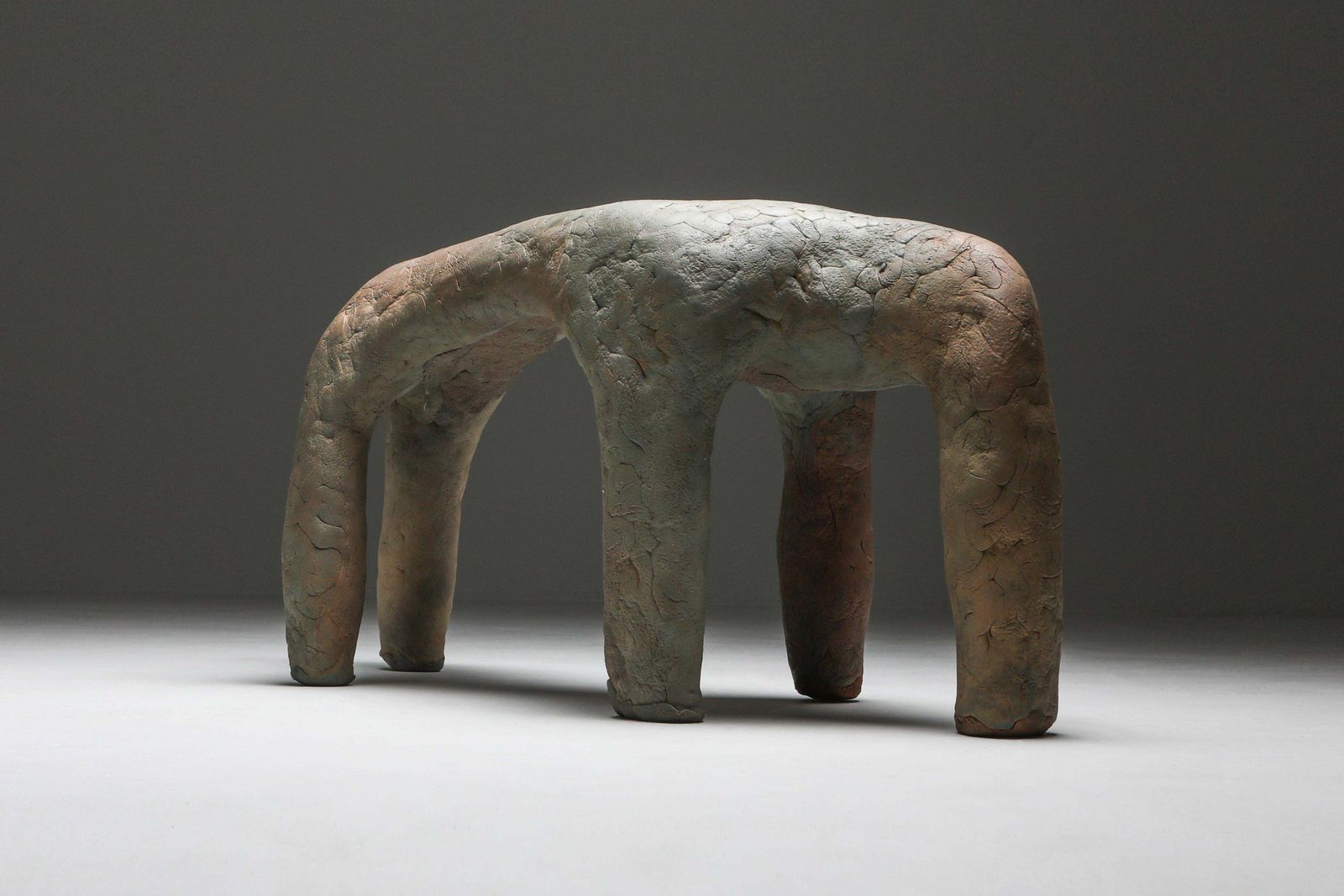 'Prosper & Prosper' Set Of Two Soft Low Benches By Elissa Lacoste, France, 2020 photo for sale