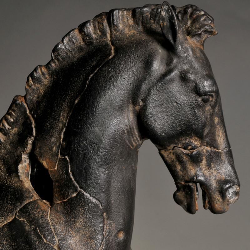 Monti Horse Sculpture In Resin And Plexiglas. photo Art
