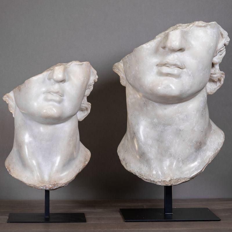 Medium Sized Resin Sculpture Representing A Fragment Of The Sculpture Of Apollo. photo Art