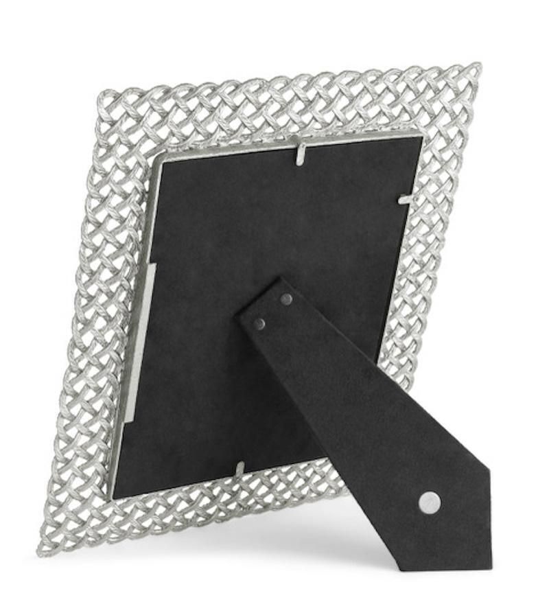 Love Knot Photo Frame In Silver Metal, Large Size Model. photo 715.85