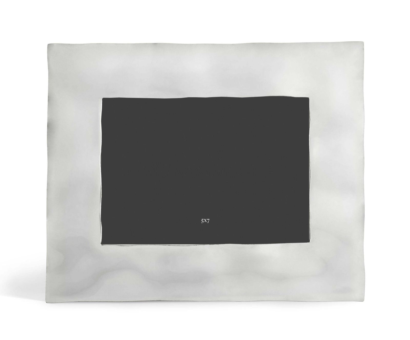 Reflective Photo Frame In High Quality Nickel Plated Sheet Metal, Medium Model. photo furniture