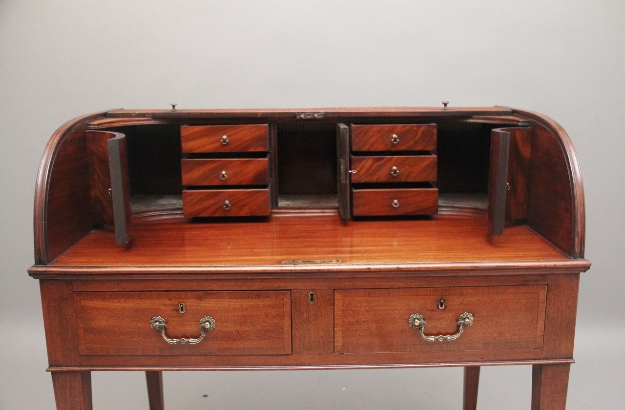 Early 19th Century Mahogany Tambour Desk photo 1950.0
