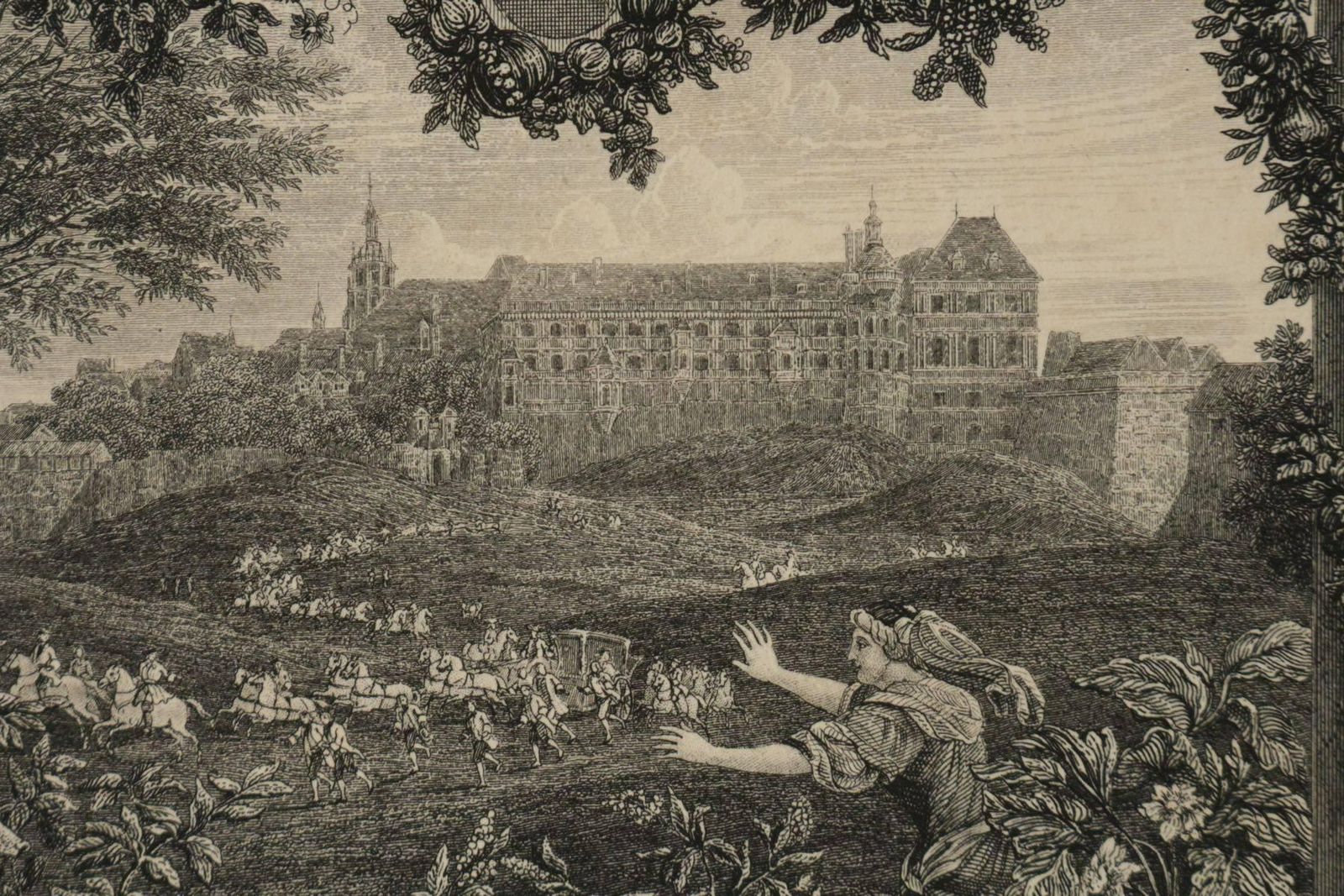 Engravings Representing Le Chateau De Blois Engraved Par Skelton photo buy