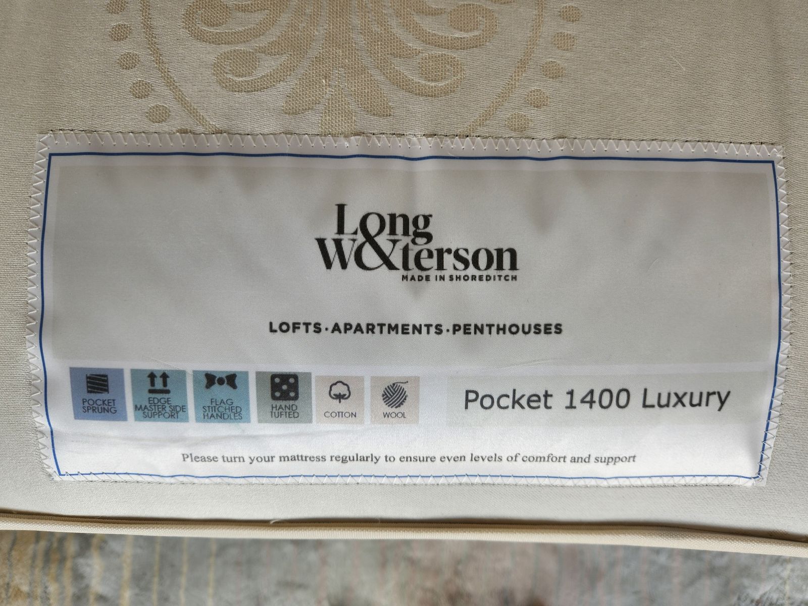 Luxury Pocket Spring Double Bed Mattress (135x190) – Excellent Condition, Barely Used   Medium/Firm photo buy
