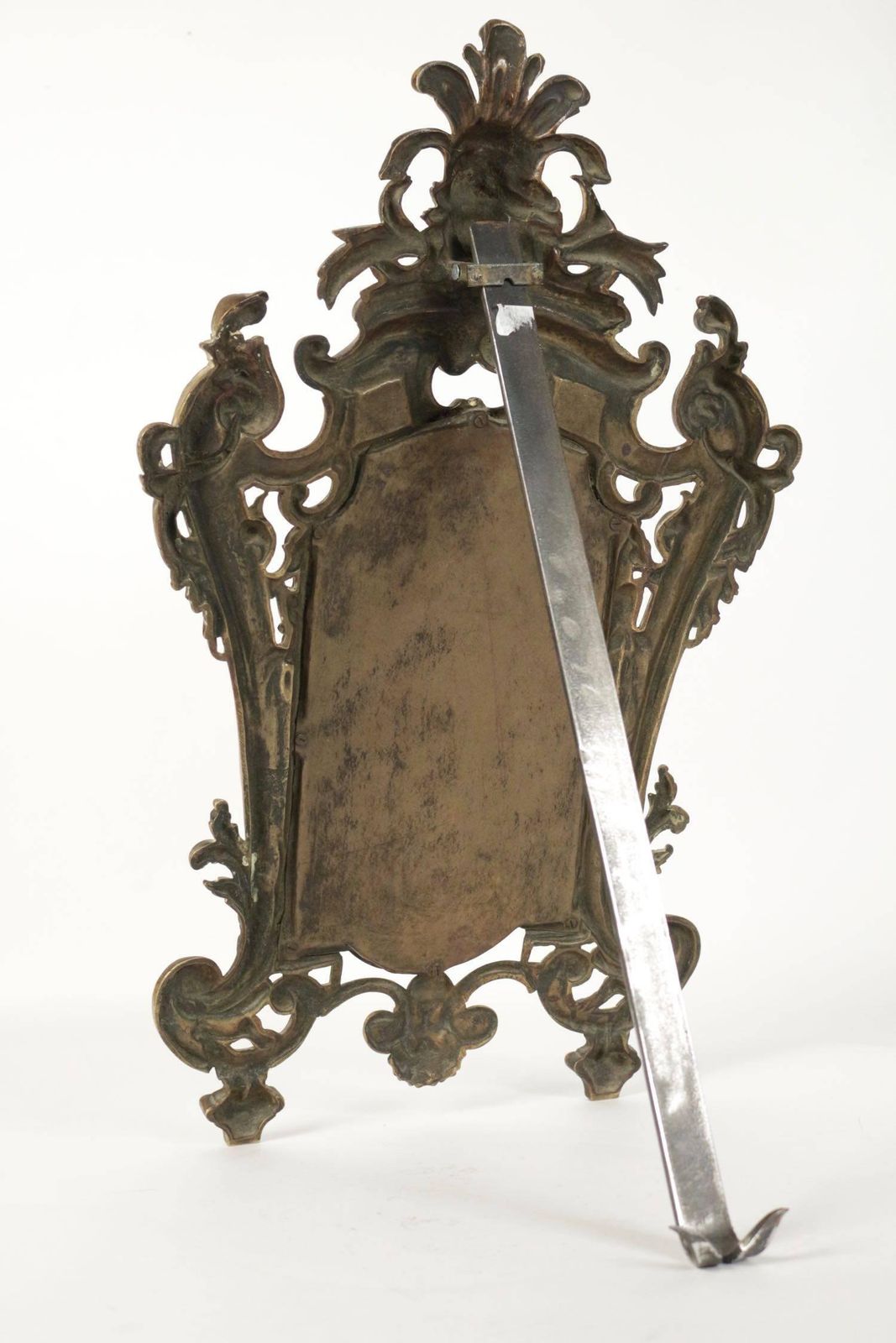 Important Vanity Mirror In Bronze Patine From The 19th Century photo vinterior