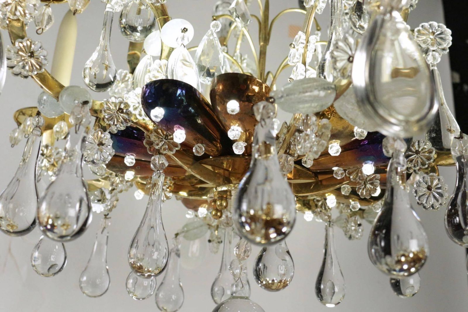 Chandelier In The Style Of Louis XV With Crystal From The 19th Century photo buy