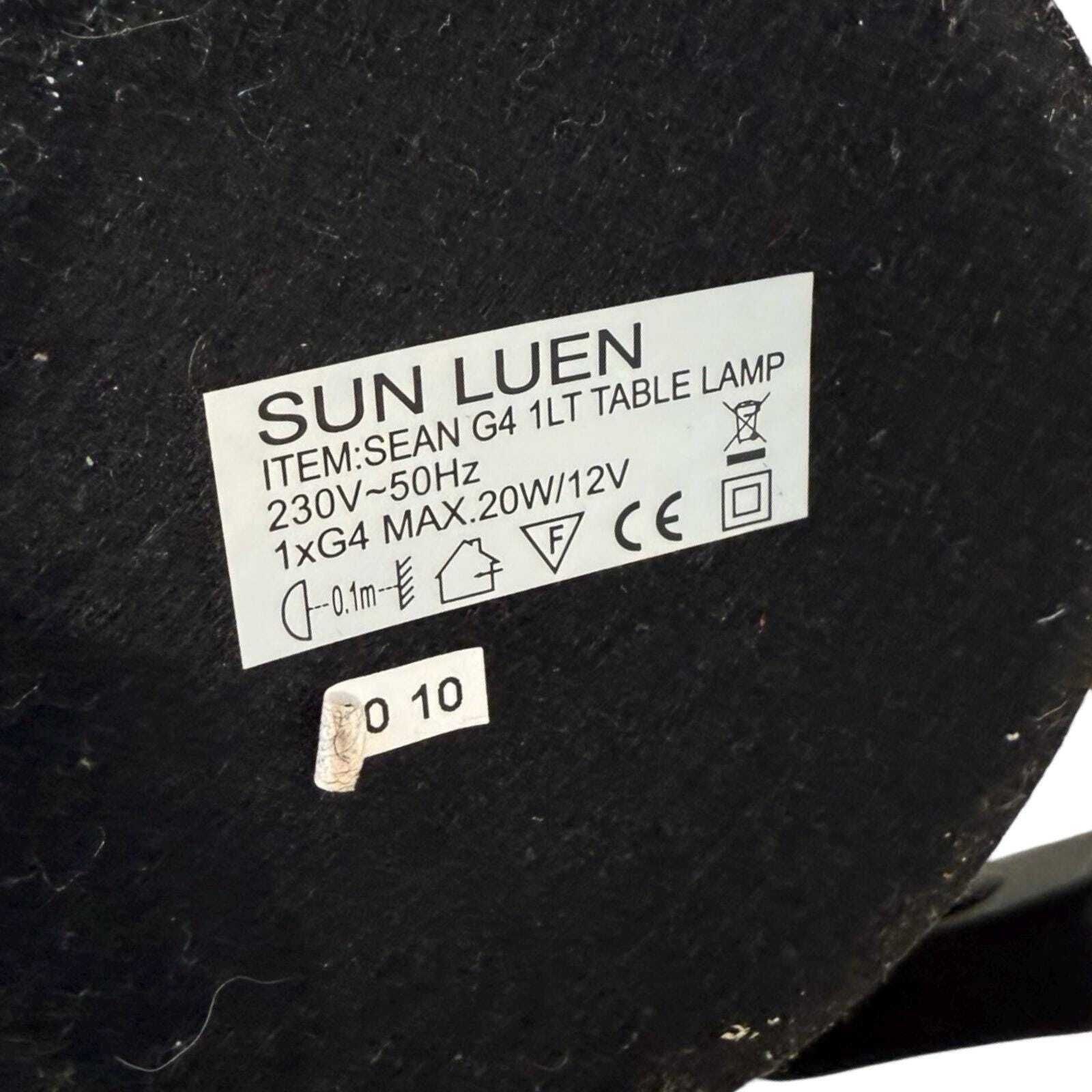 Sun Luen   Table Lamp Model 'Osqar'   Adjustable Figurine On A Round Base   In The Style Of Ygnacia Baranga photo vintage