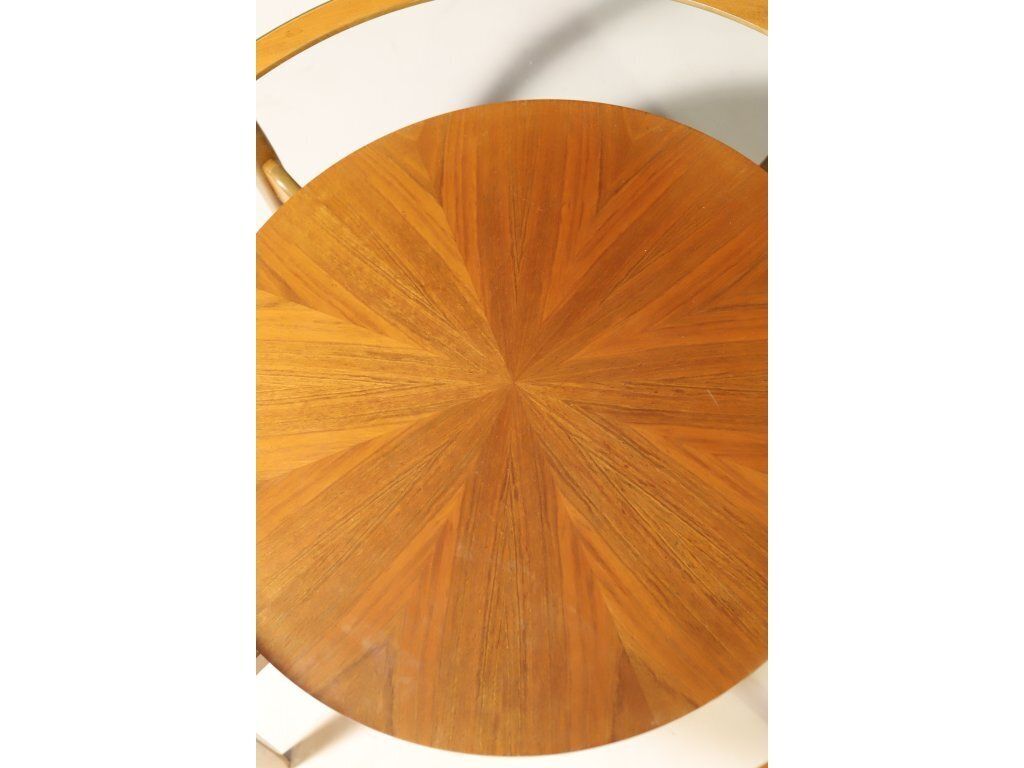 Coffee Table With Beech Wood Veneer And Glass Top, Wilhelm Renz, 1960's, Germany photo 1143.0