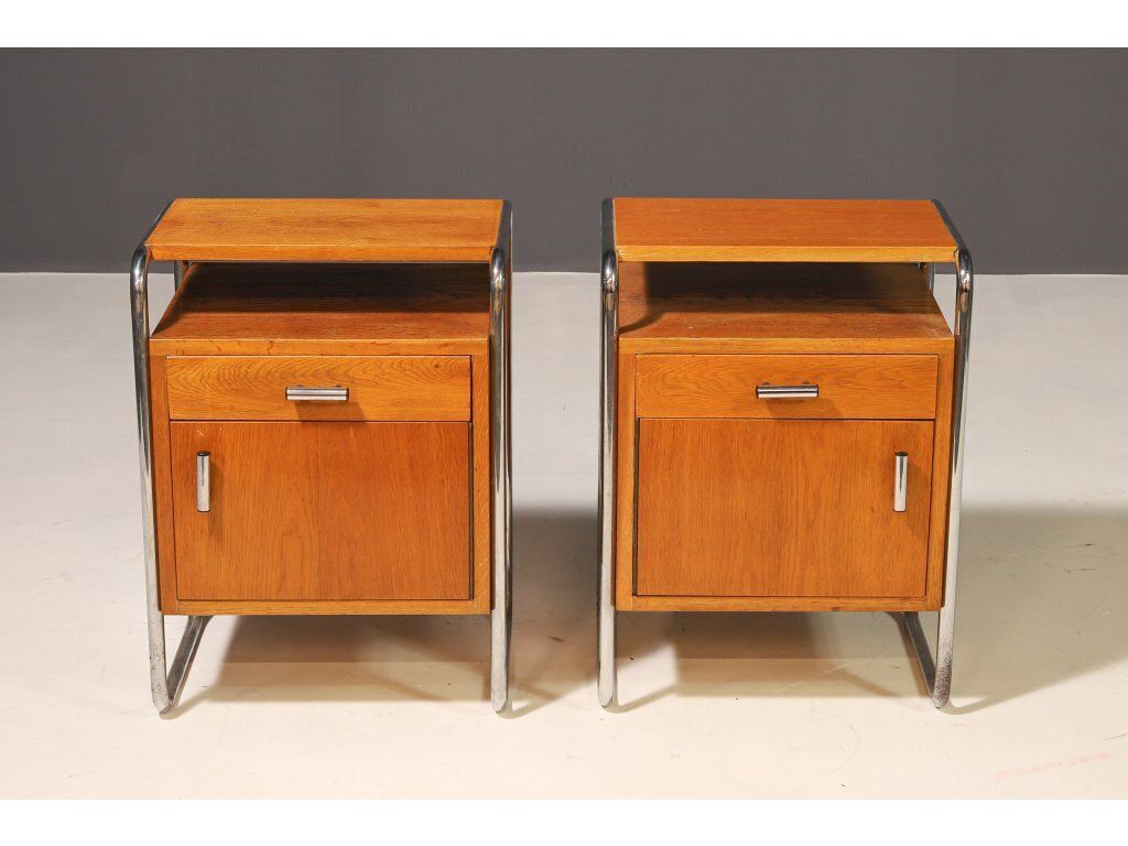 Pair Of Functionalist Nightstands | 1930s–1940s