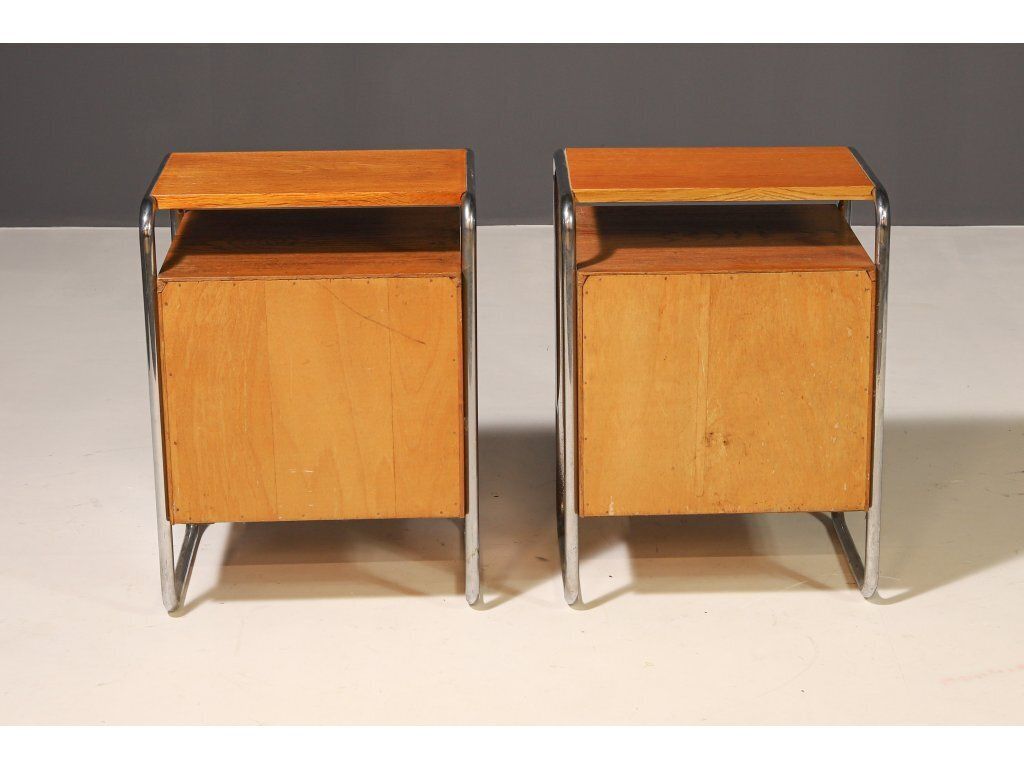 photo vinterior Pair Of Functionalist Nightstands | 1930s–1940s