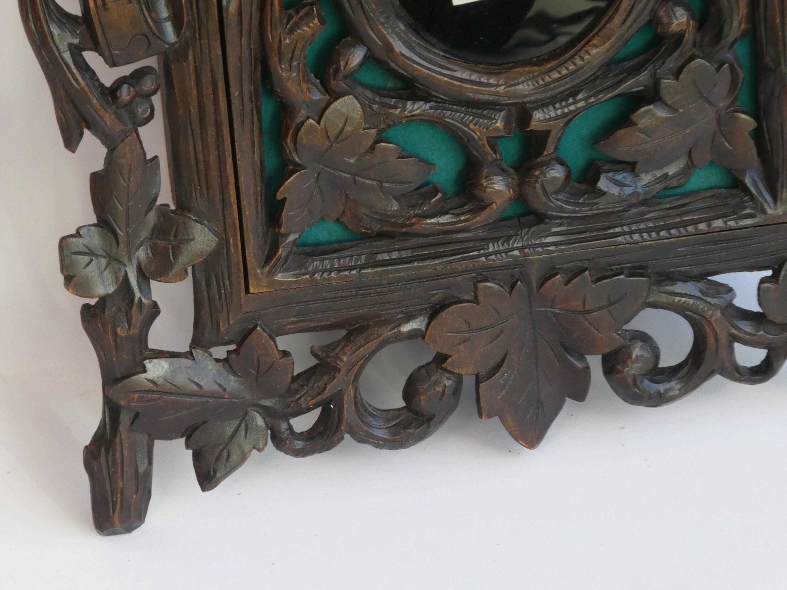 Antique Neo Renaissance Style Ornate Wooden Wall Cabinet, French Carved Apothecary With Greek Goddess, Medicine Cabinet photo vinterior