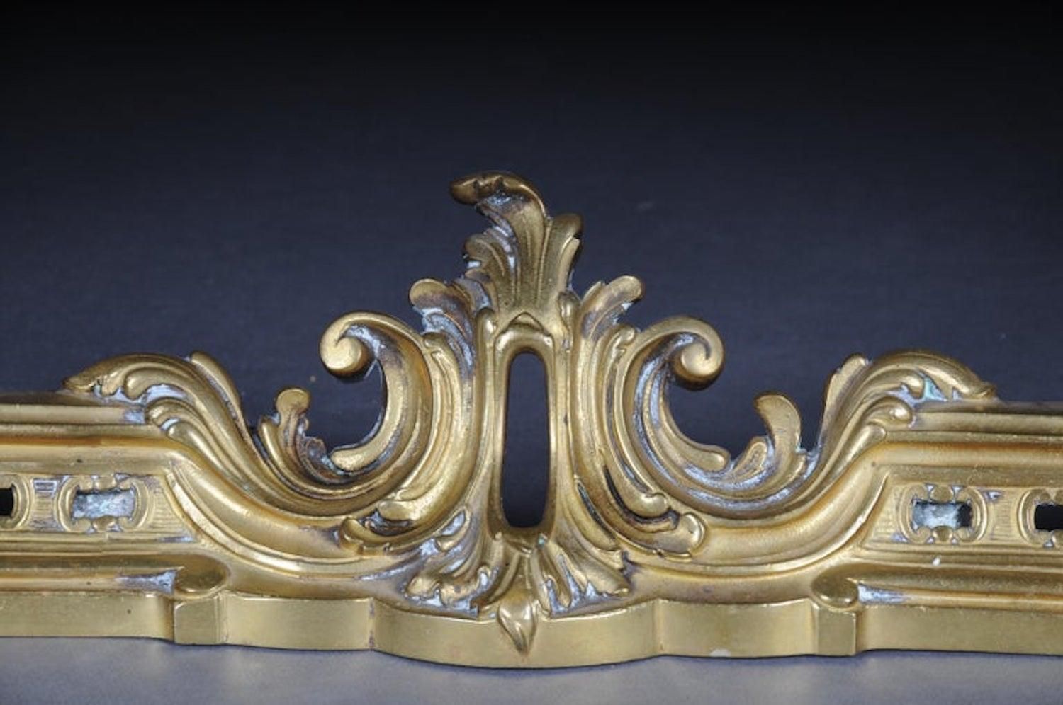 19th Century Antique French Mantelpiece / Fireplace Bucks Bronze photo for sale