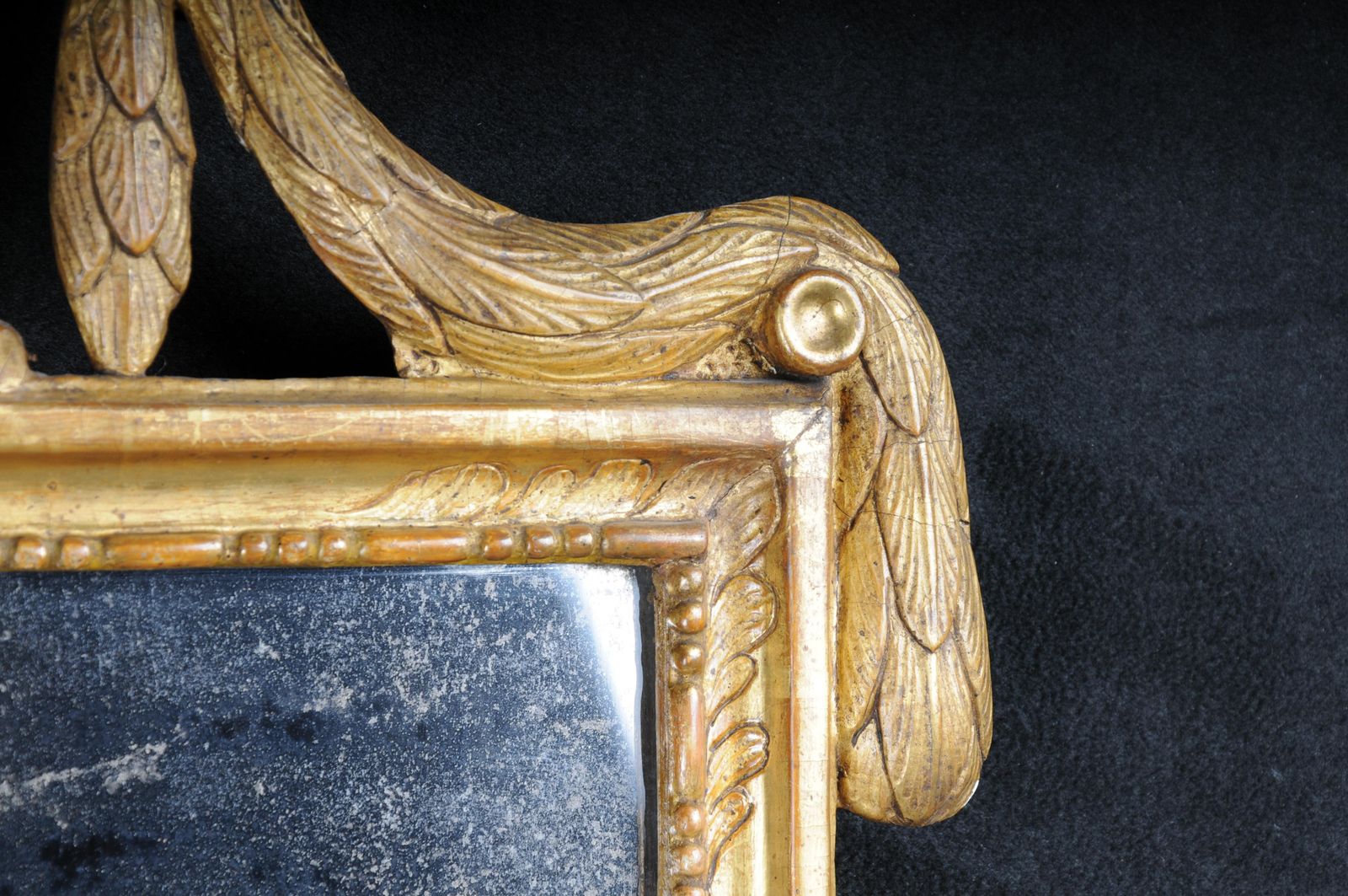 Antique Gilded French Wall Mirror Louis XVI/Classicism Around 1780 photo 2945.0