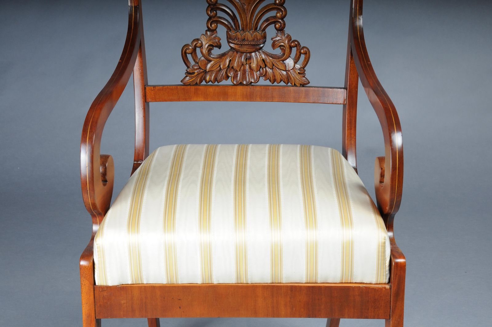 Set Of 4 Biedermeier Armchairs Around 1835, Mahogany photo 2961.0