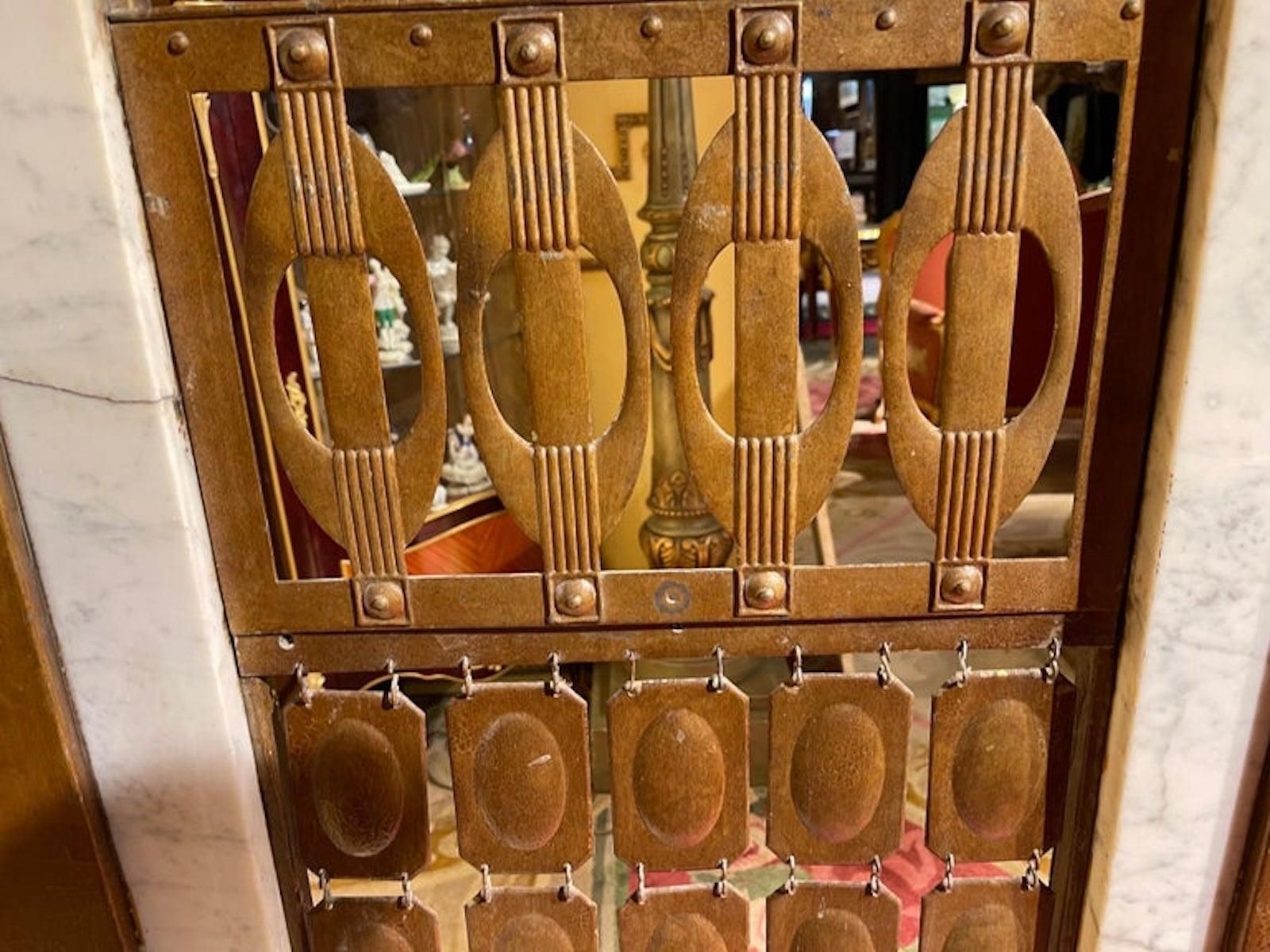 photo vintage Unique Art Nouveau Heater Cladding / Fireplace Cladding