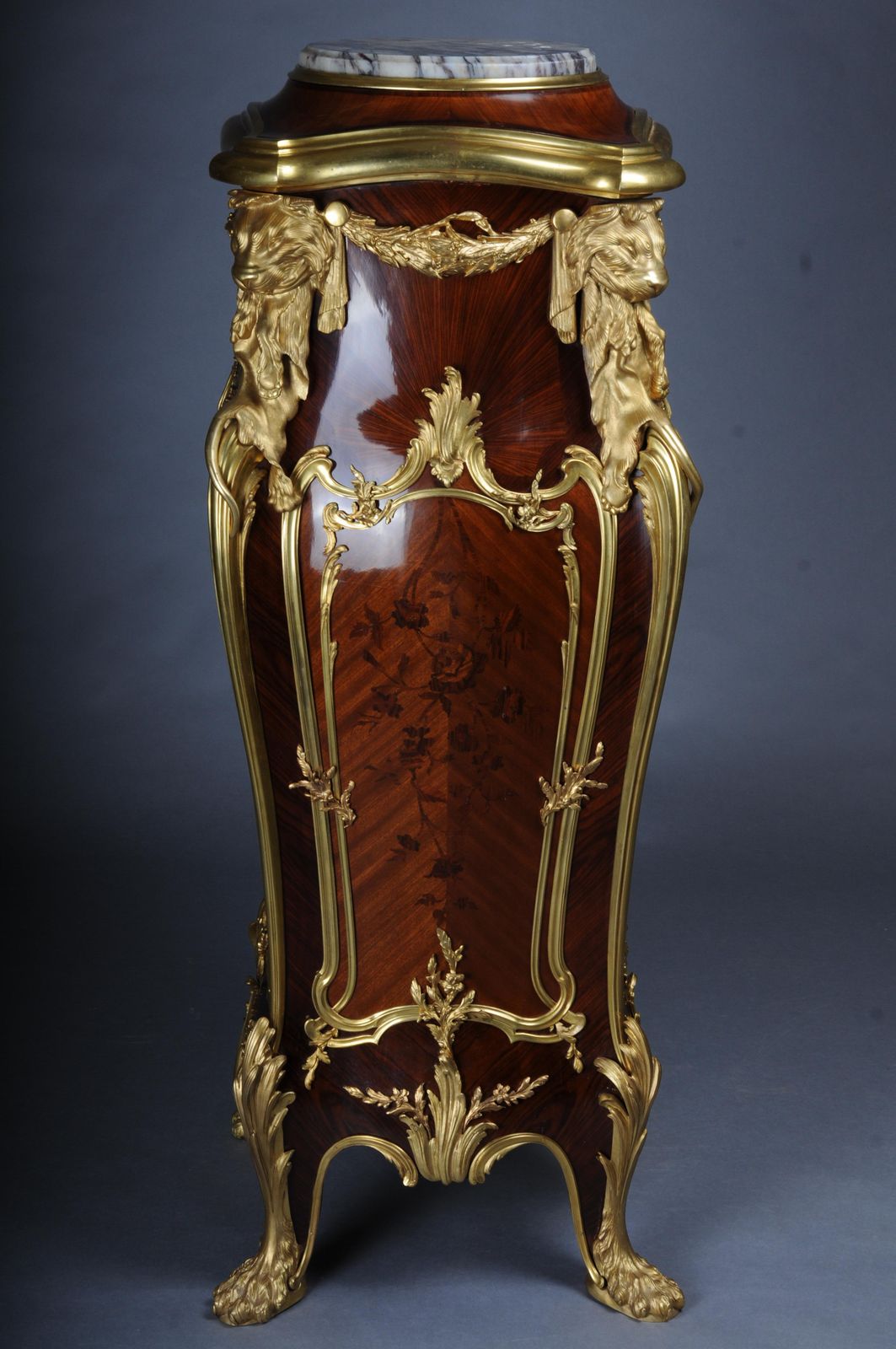 Home Decor 20th Century Pair Of Ormolu Pedestals / Column After Joseph Emmanuel Zwiener photo