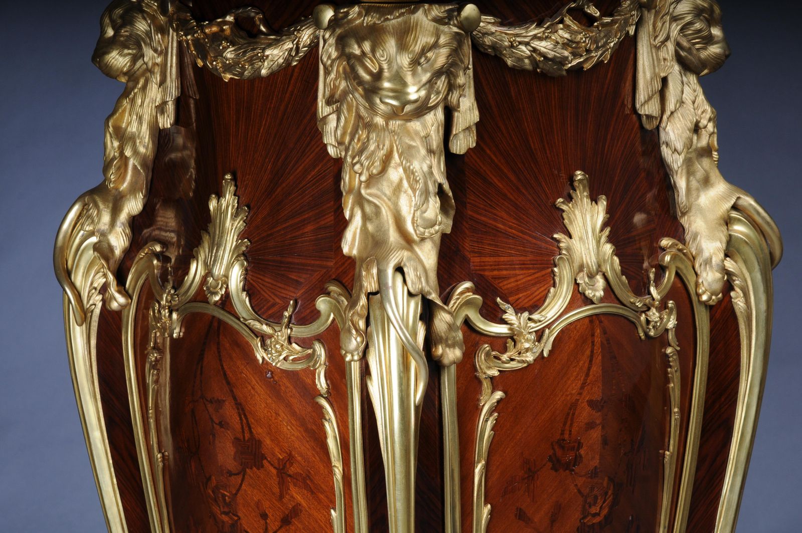 photo vintage 20th Century Pair Of Ormolu Pedestals / Column After Joseph Emmanuel Zwiener