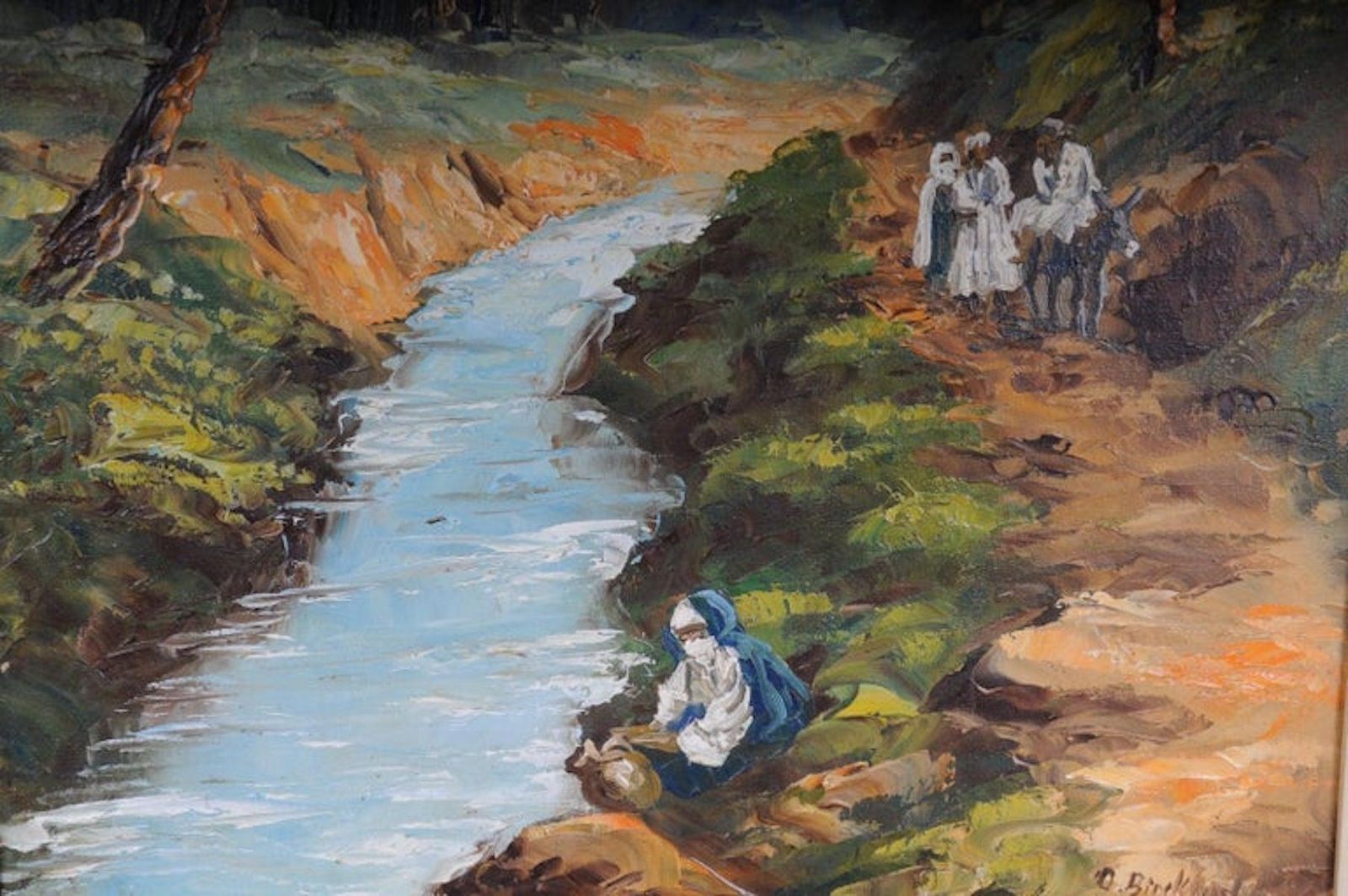 Oriental Painter Oil Painting O. Birkholz photo Art