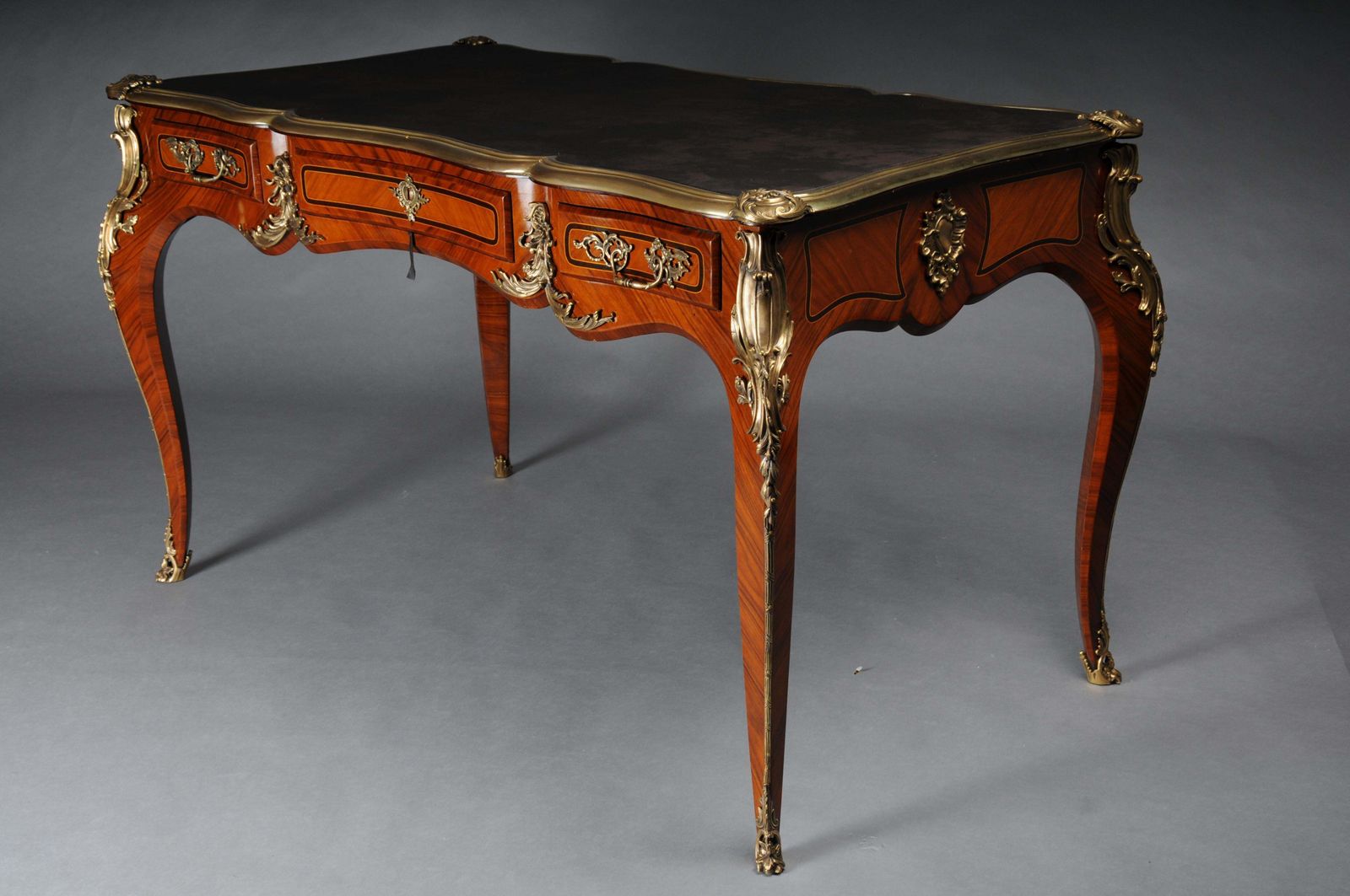 photo for sale Royal Desk/Bureau Plat In Louis XV Style With Veneer