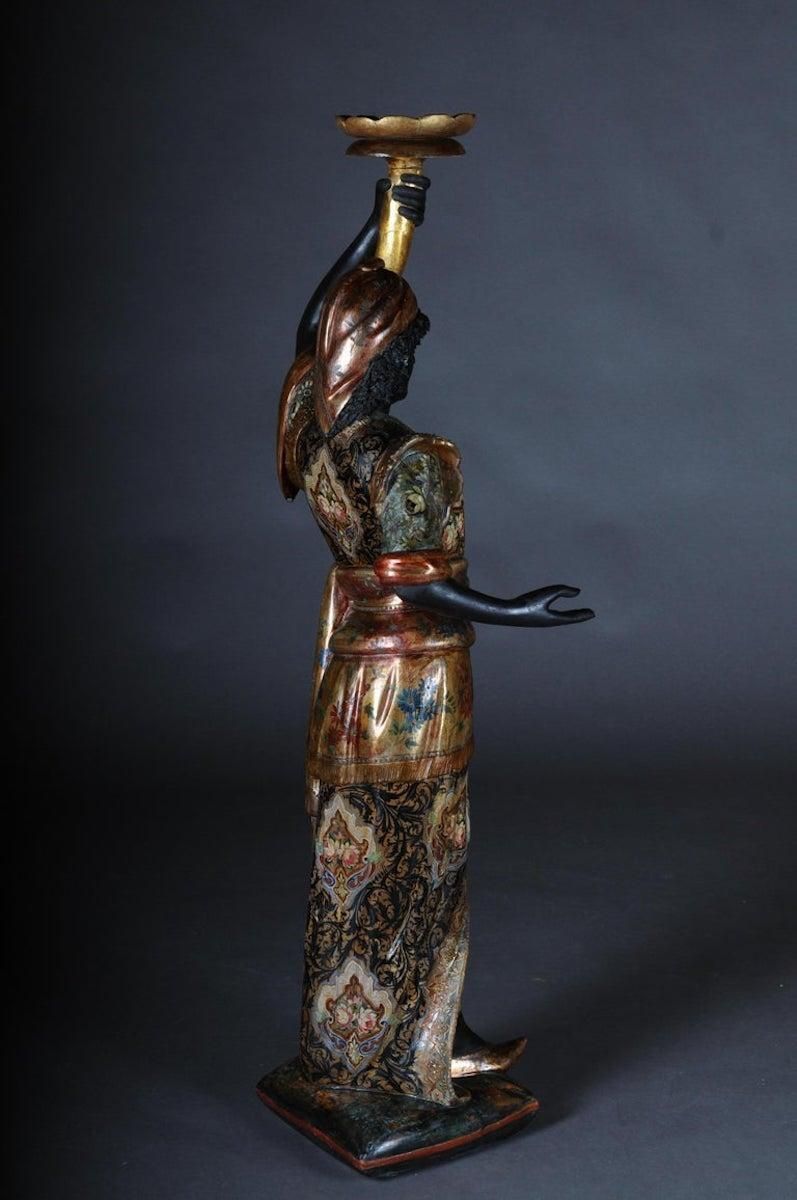 19th Century Antique Venetian Mohren Chandelier Wood Sculpture photo 8743.0