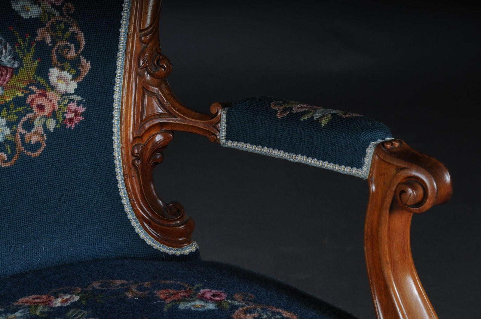 20th Century Biedermeier Armchair Louis Philippe, Circa 1855 photo for sale