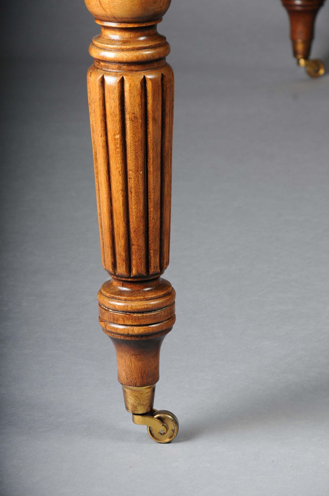 photo for sale Classic English Partner Desk/Writing Desk 20th Century, Mahogany