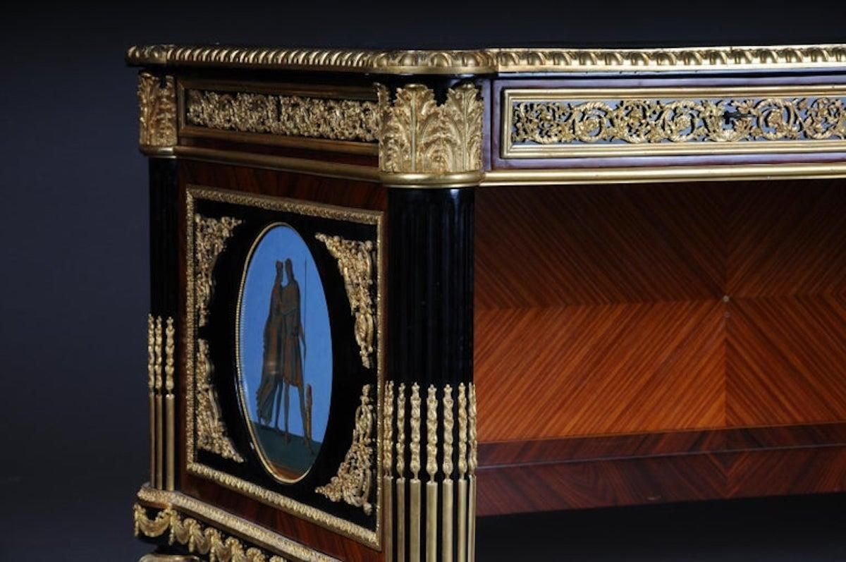 19441.0 20th Century Imperial Bureau Plat / Writing Desk In The Style Of Louis XVI photo