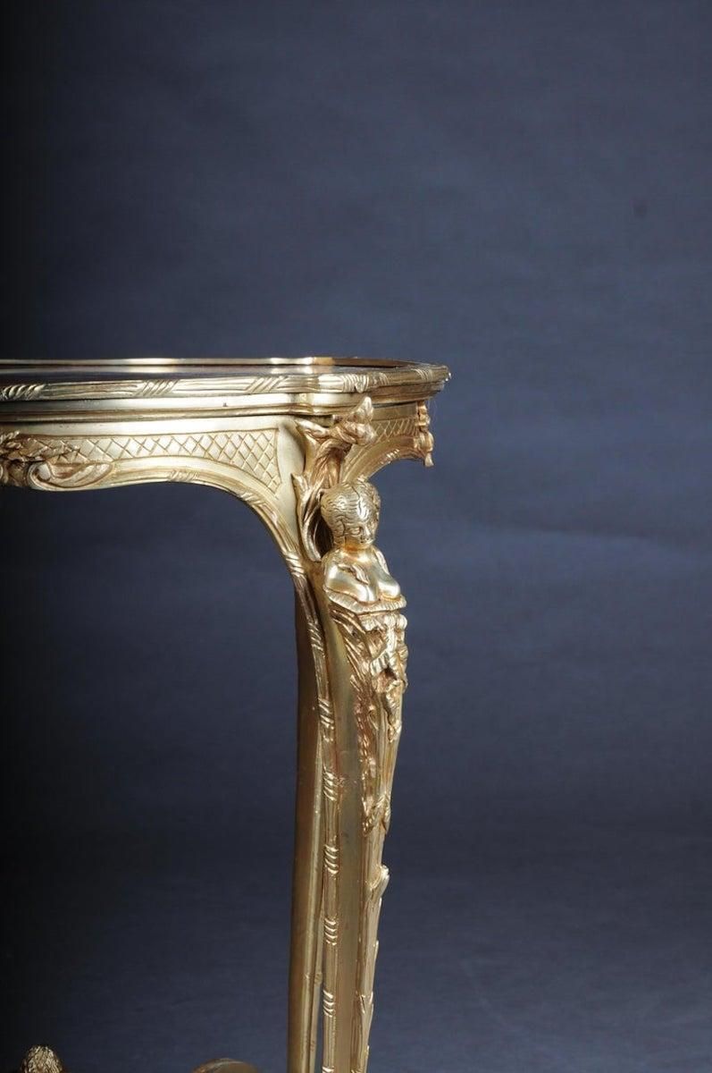 Magnificent French Bronze Pompom Table Or Side Table To Zwiener, Napoleon III photo Furniture