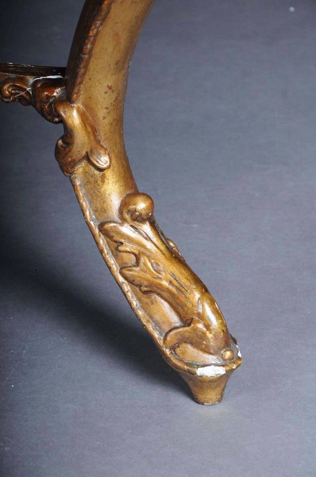 19th Century Magnificent Baroque Console Gilded, Circa 1880 photo for sale