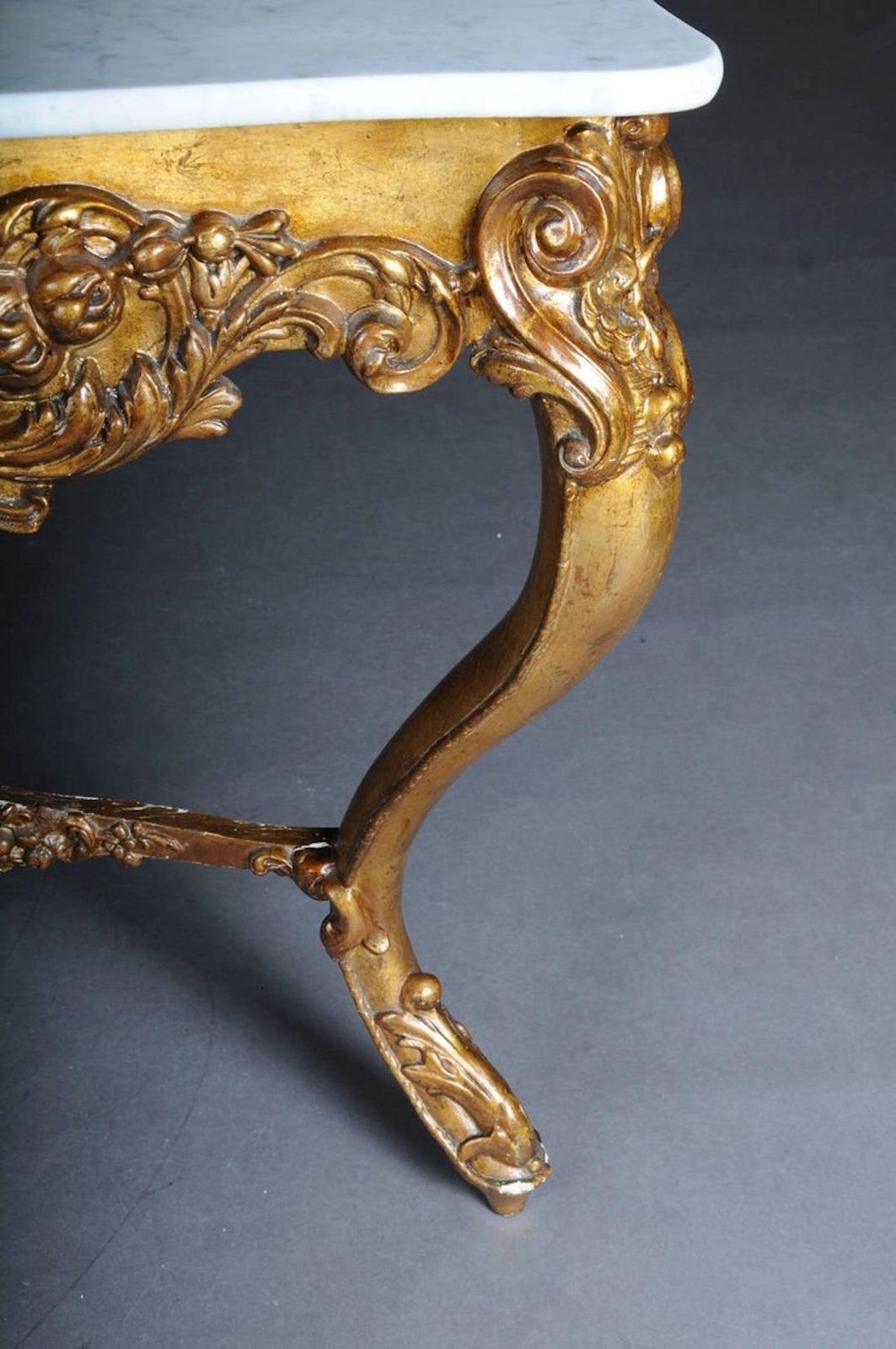 19th Century Magnificent Baroque Console Gilded, Circa 1880 photo Furniture