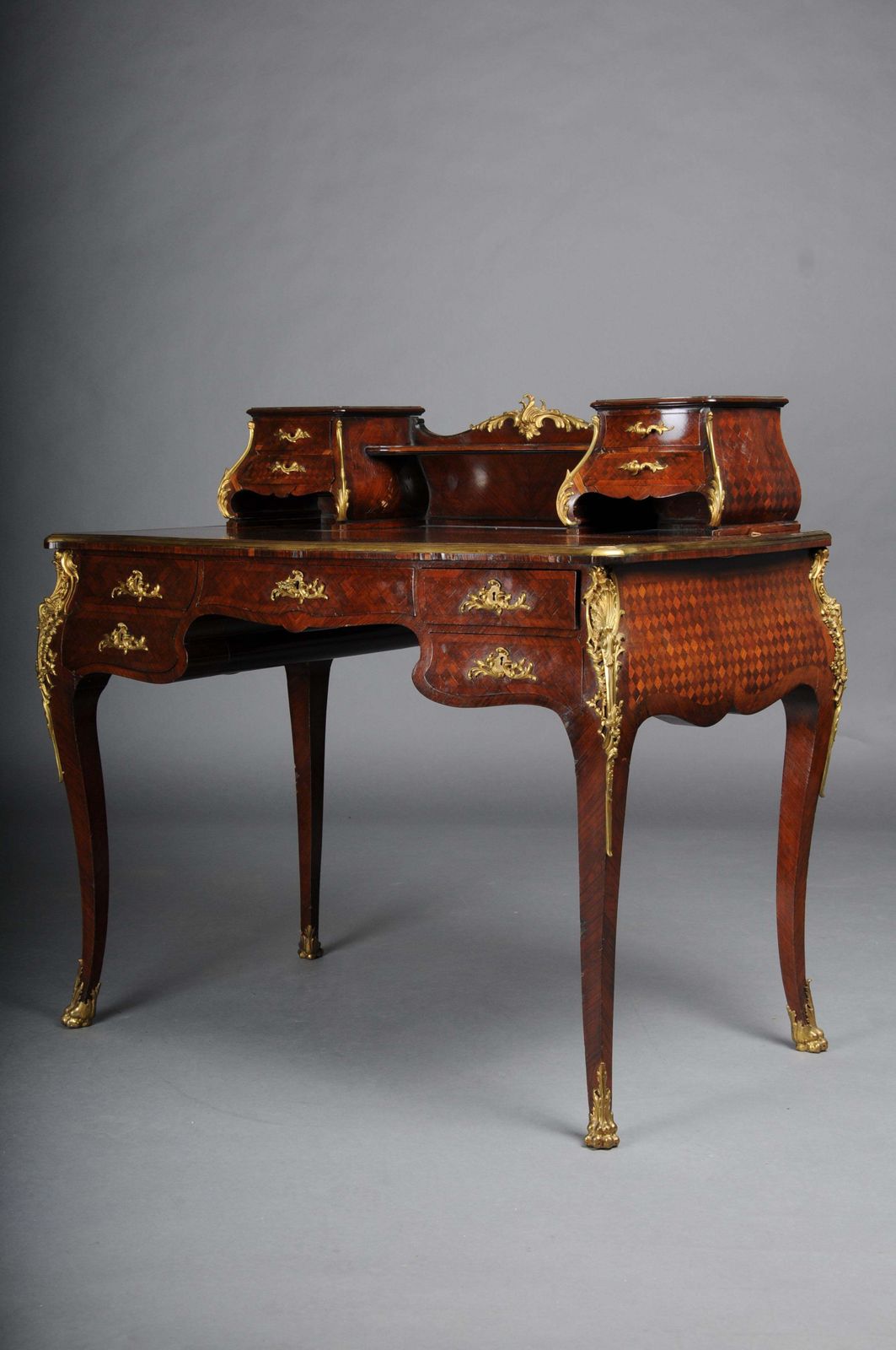 Courtly Ladies' Secretary Signed F. Linke Around 1880 Paris photo Furniture