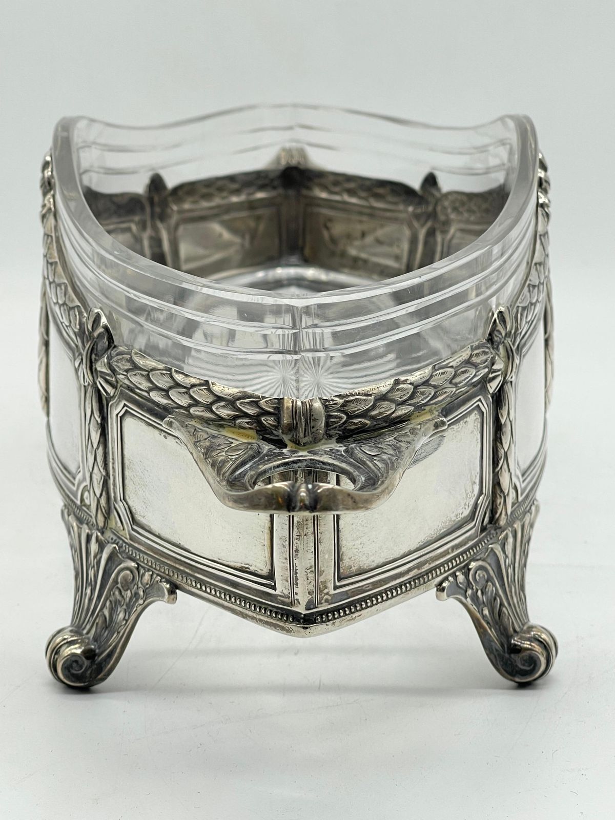 Home Decor Exclusive Jardiniere Neoclassicism Germany Planter Glass Insert Plant Pot photo