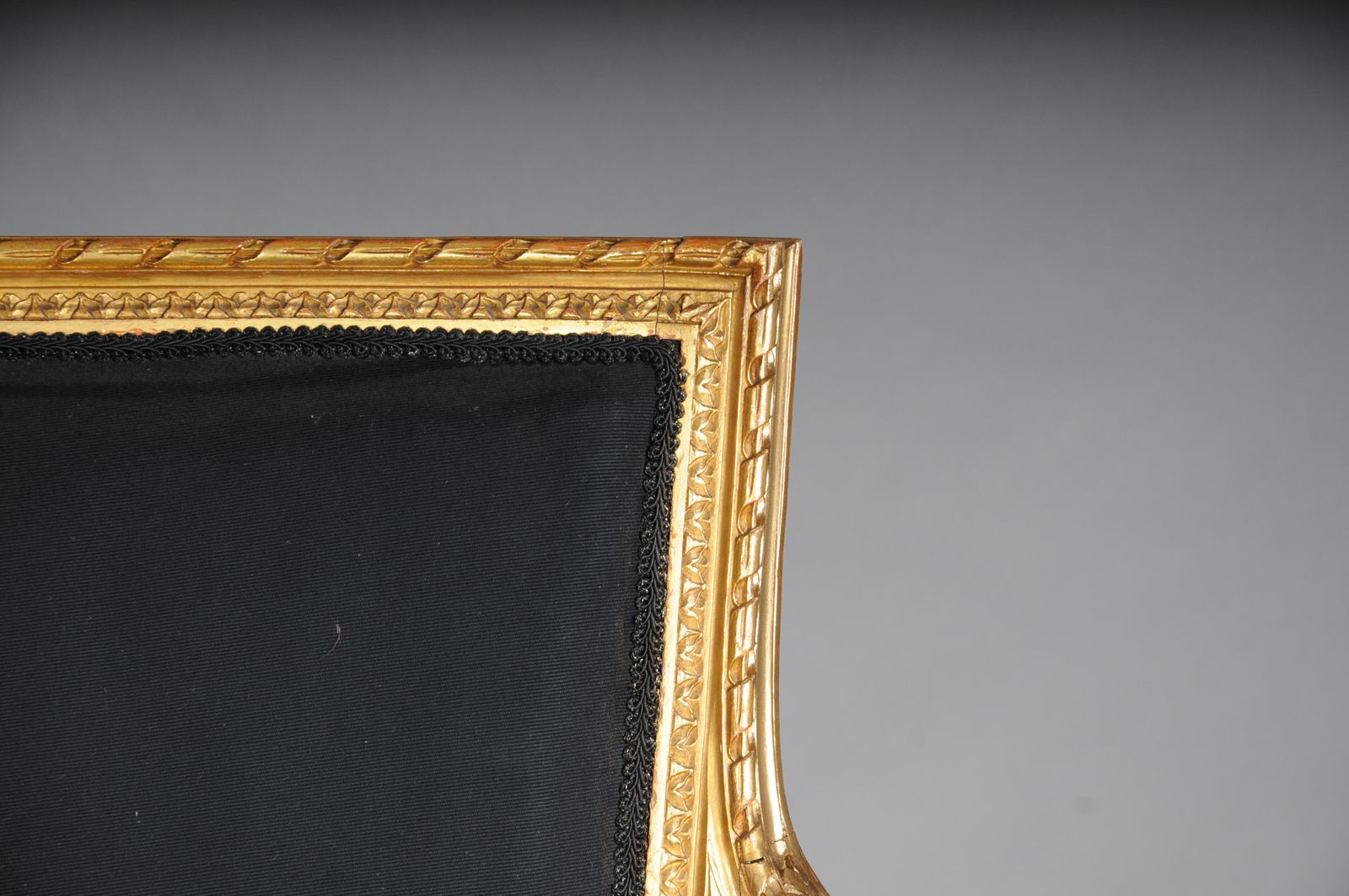 Antique French Salon Canape/Sofa Louis XVI, Gold photo 2511.0