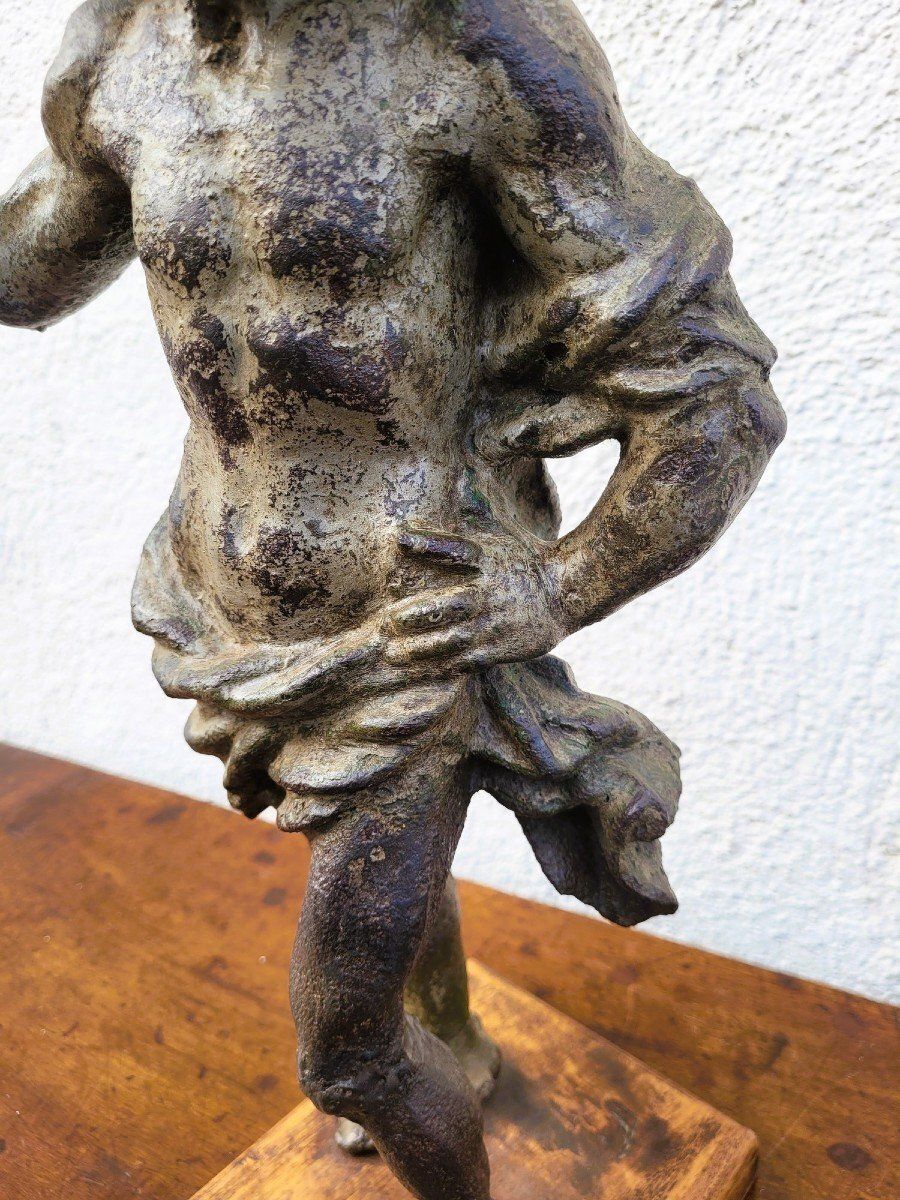 Cast Iron Mercury Statue, 18th Century And Earlier photo 850.0