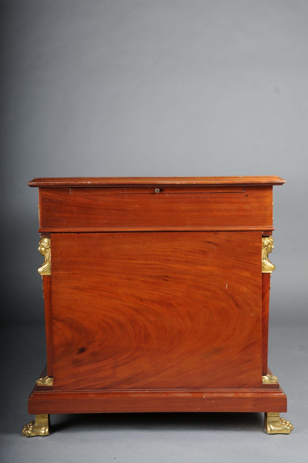 5319.0 Royal Empire Desk/Bureau Plat, Gilt Bronze, 19th Century photo
