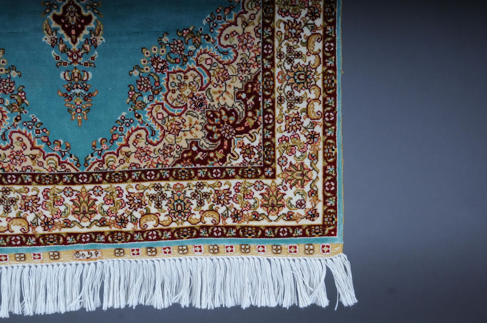 Anatolian Prayer Rug/Tapestry Cotton/Silk, 20th Century, Signed photo buy