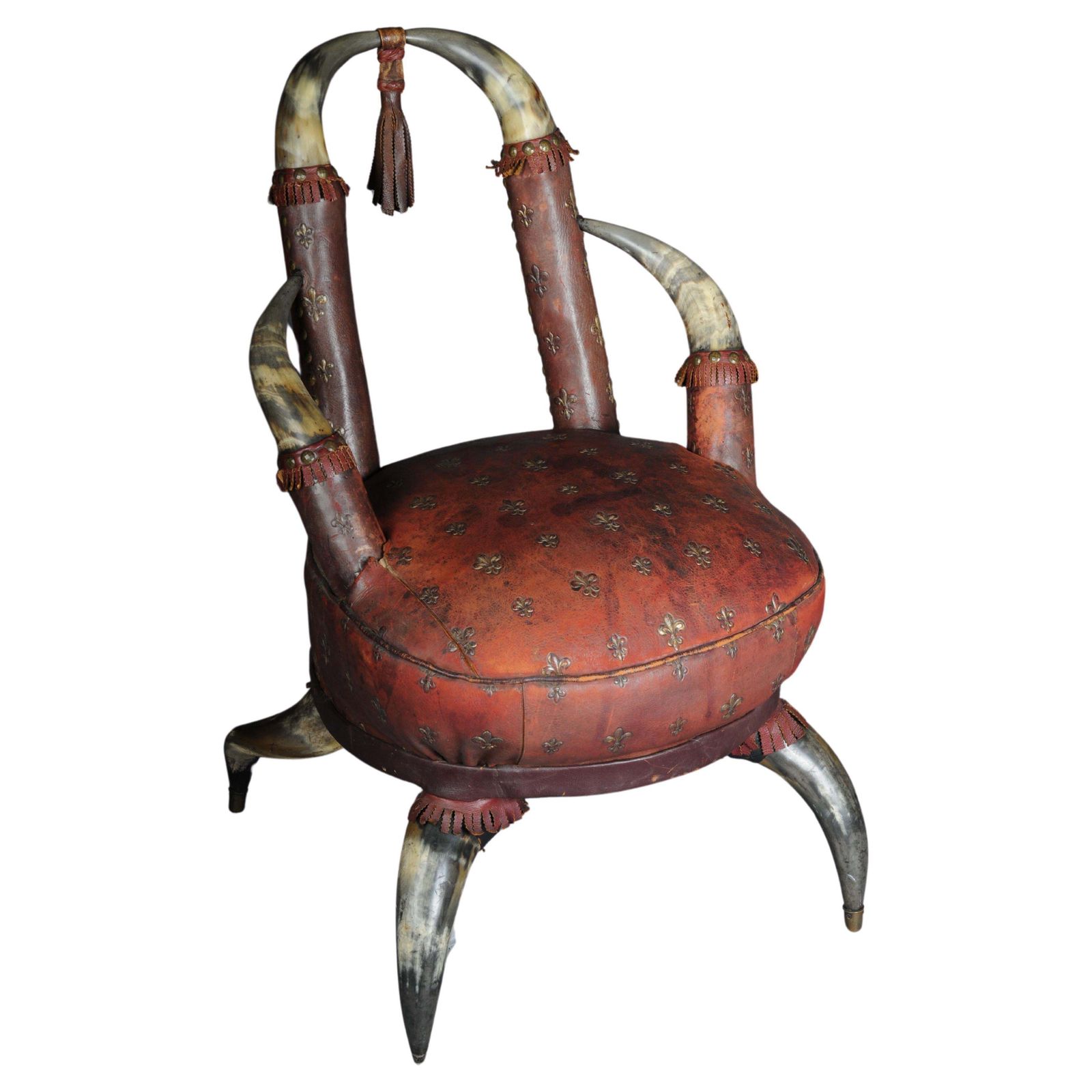 Museum Quality Antique Horn Chair Victoria Around 1870, England.