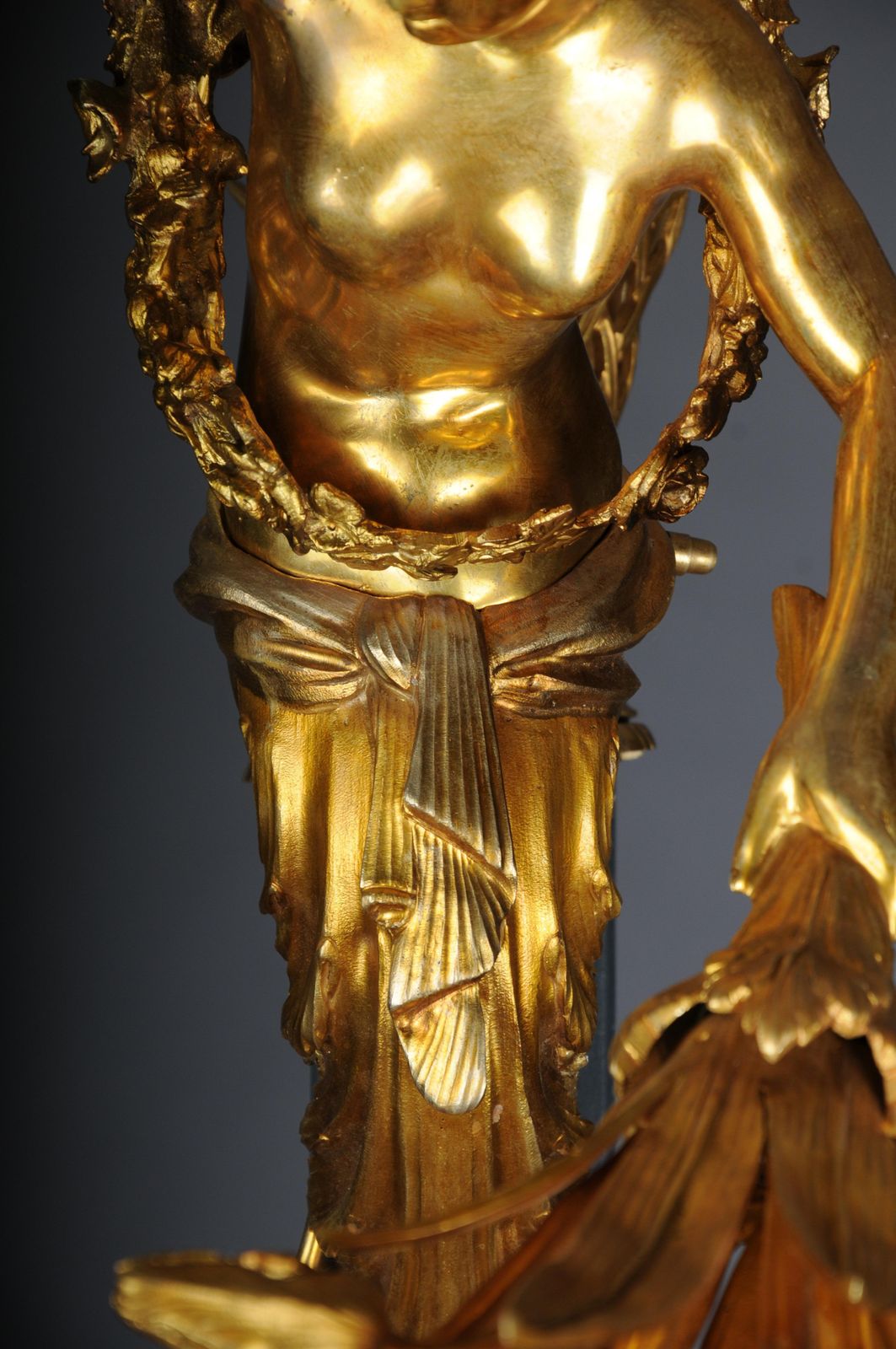 photo furniture Pair (2) Of Unique French Sconces, Gilt Bronze, Paris, 20th Century