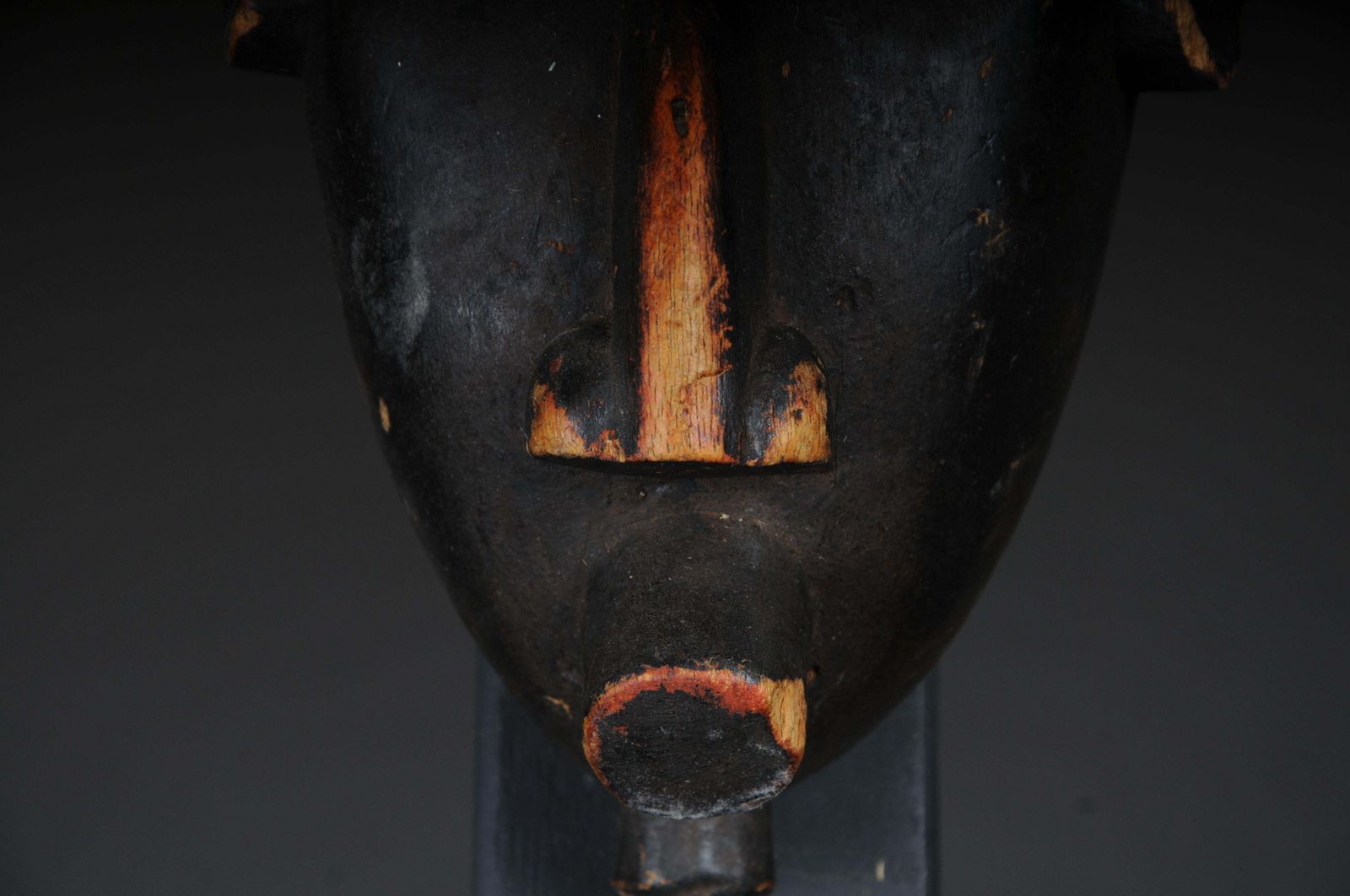 20th Century Antique Carved Wood Mask, African Art photo for sale