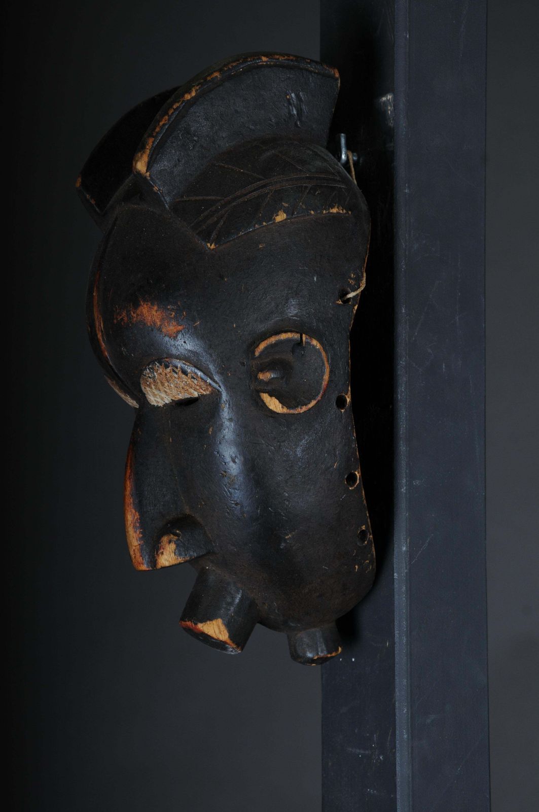 photo furniture 20th Century Antique Carved Wood Mask, African Art